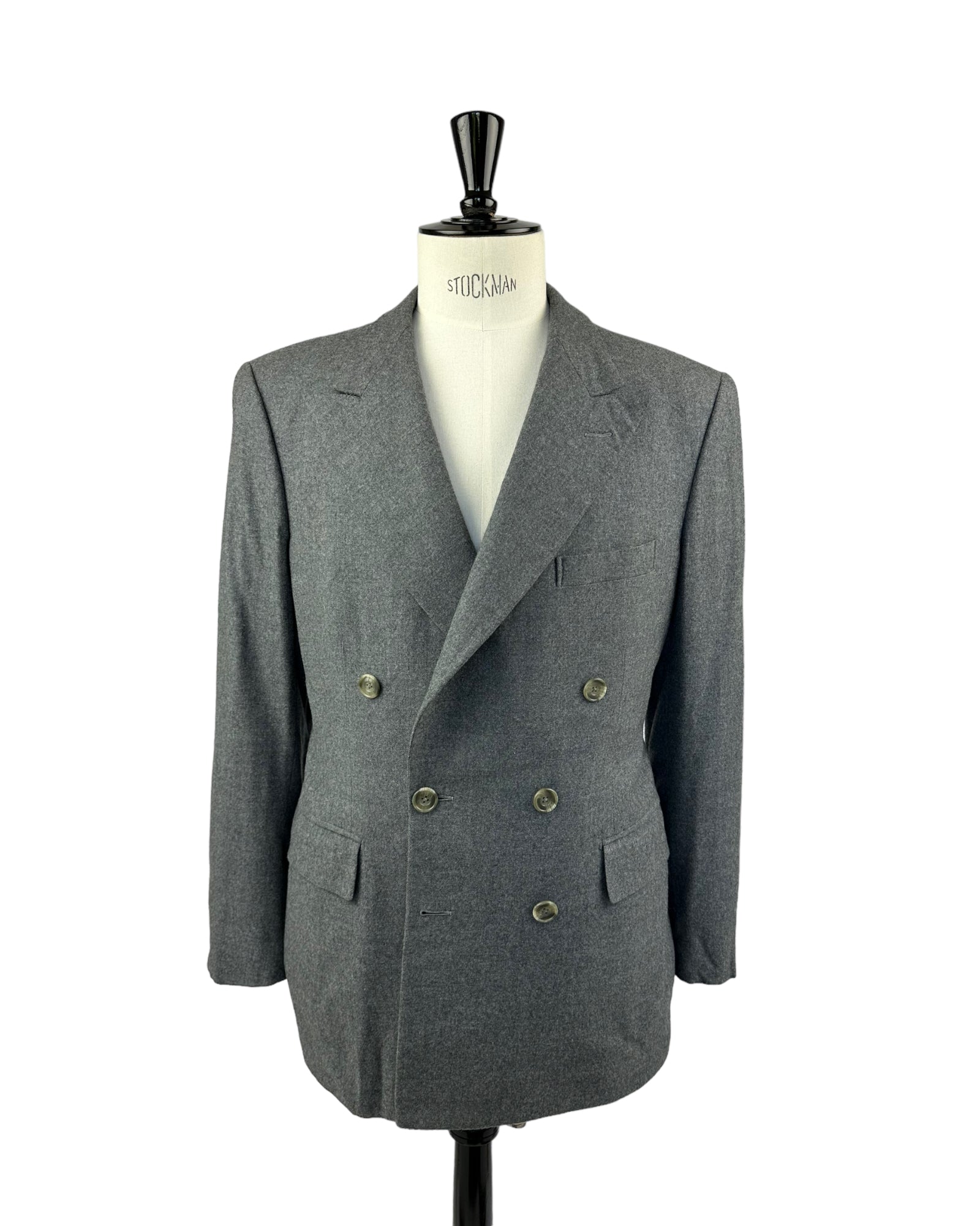 Edward Sexton Vintage Double-Breasted Flannel Jacket