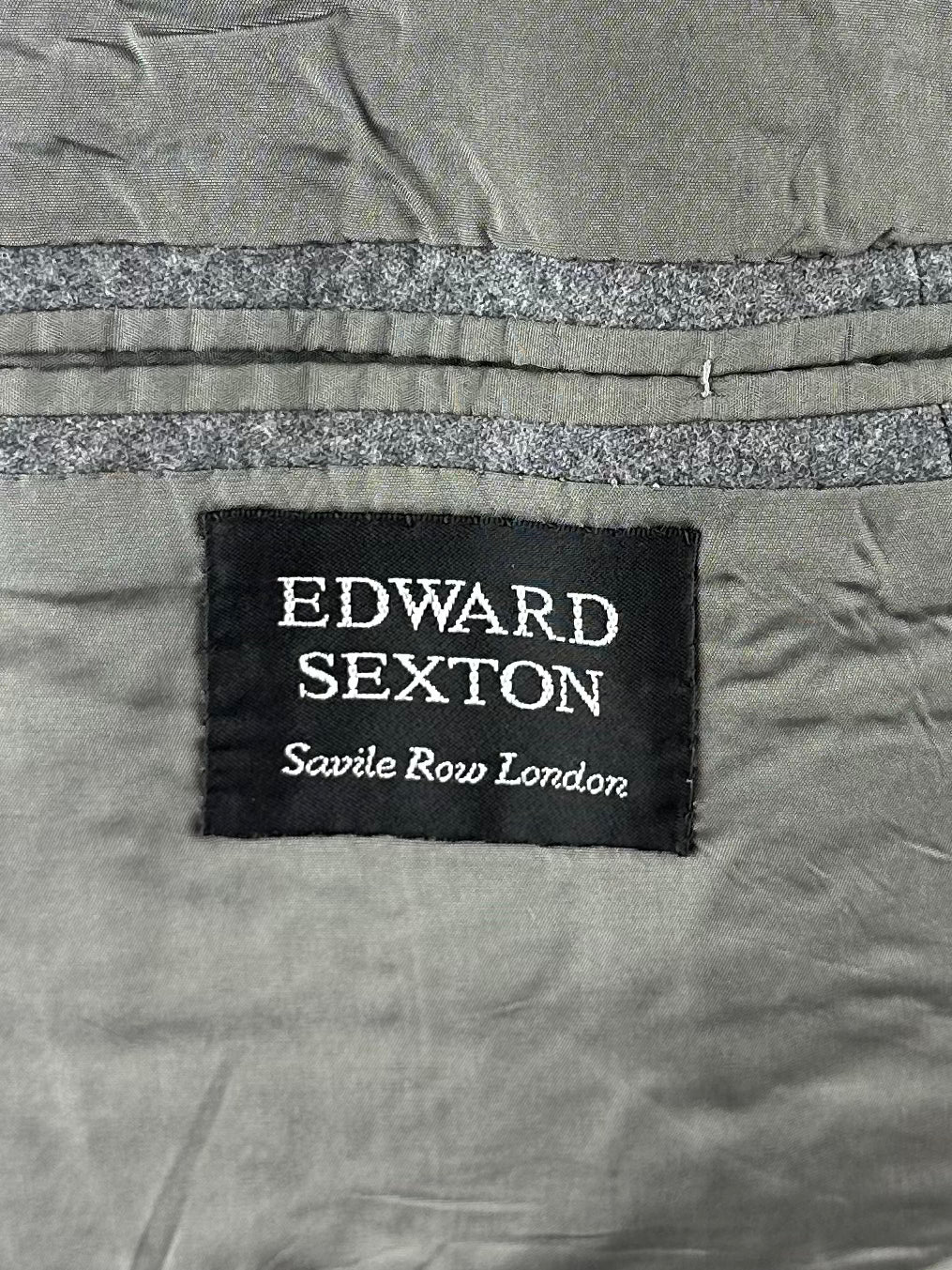 Edward Sexton Vintage Double-Breasted Flannel Jacket