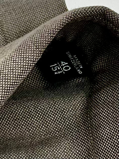 Tom Ford Brown Tab Collar Shirt