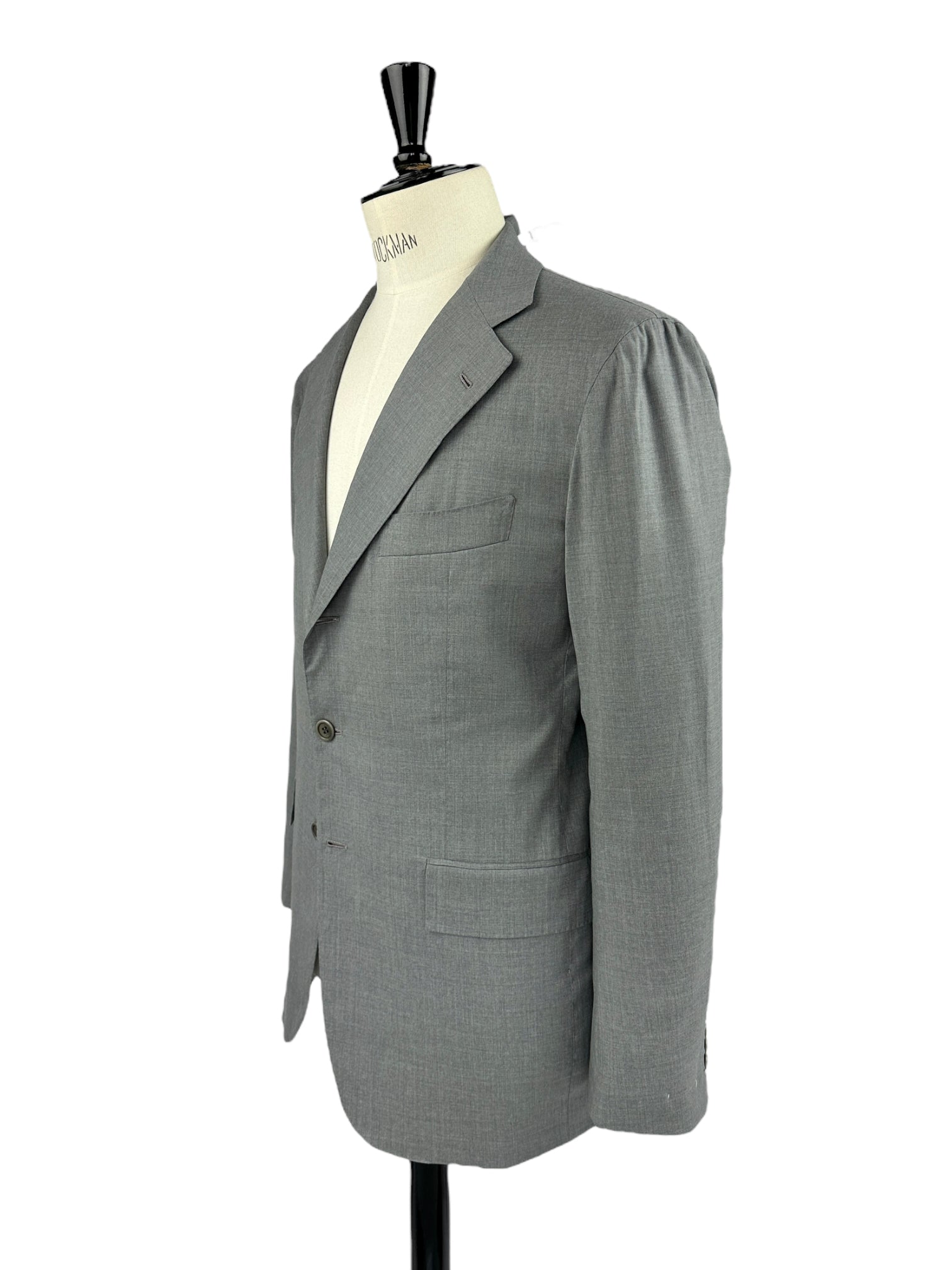 Orazio Luciano Light Grey Wool & Silk Blend Suit