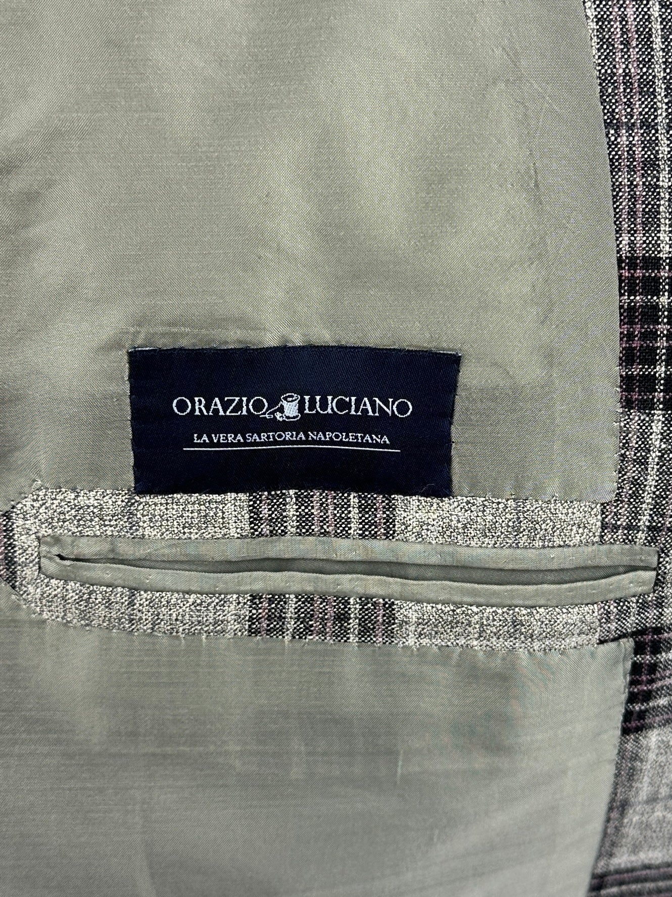 Orazio Purple Glen-Plaid Check Jacket