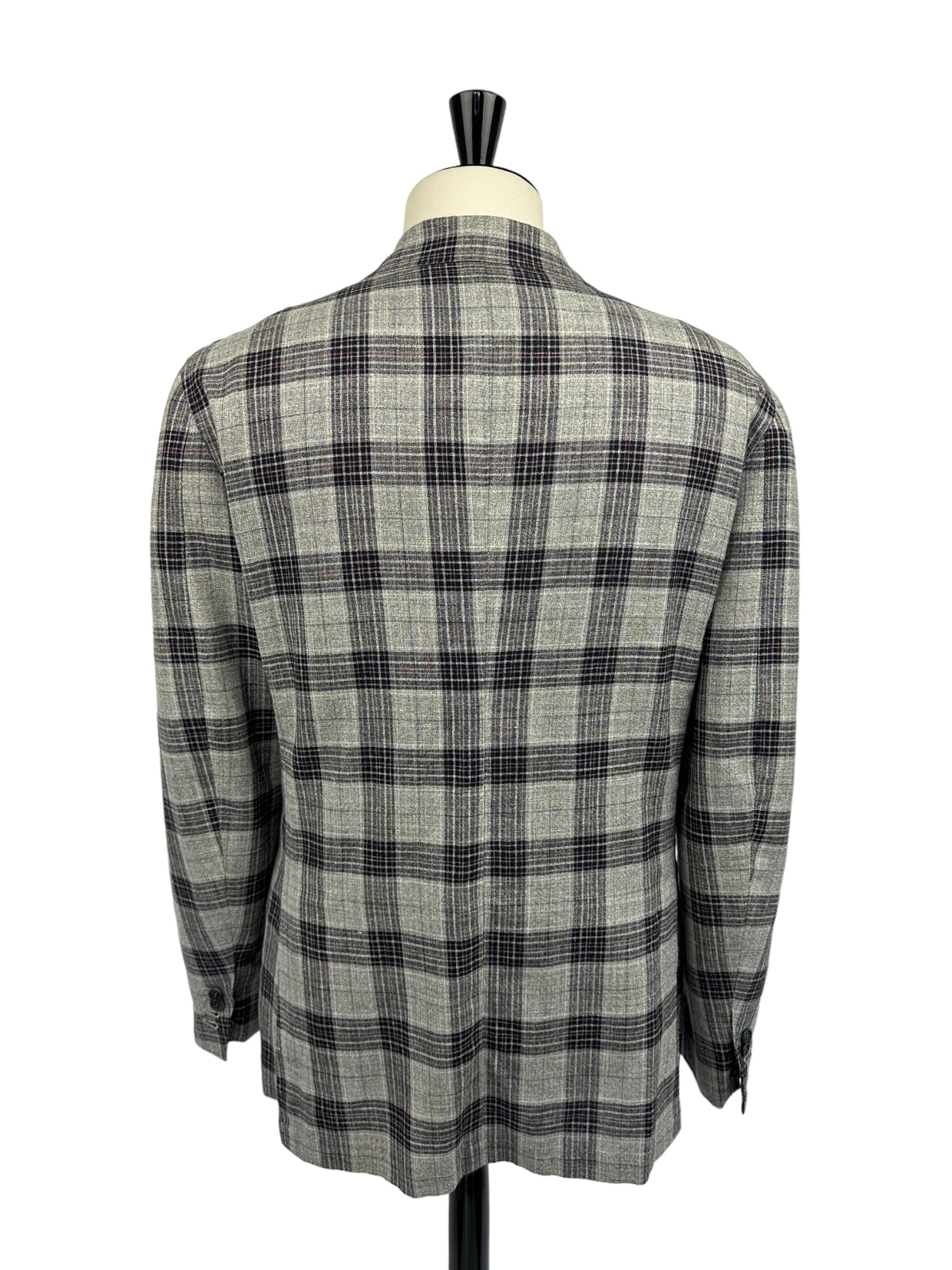 Orazio Purple Glen-Plaid Check Jacket