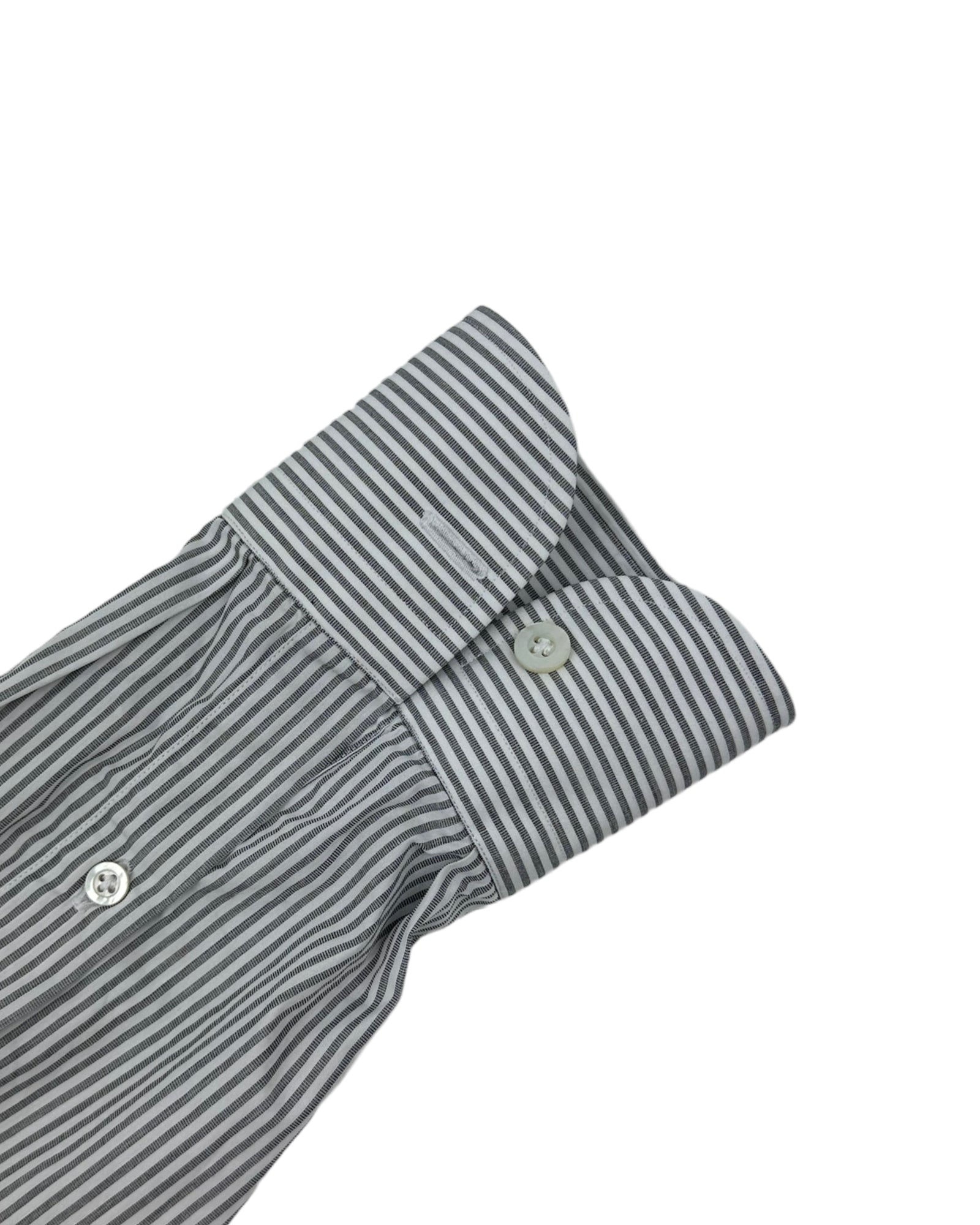 Fray Light Grey Striped Shirt
