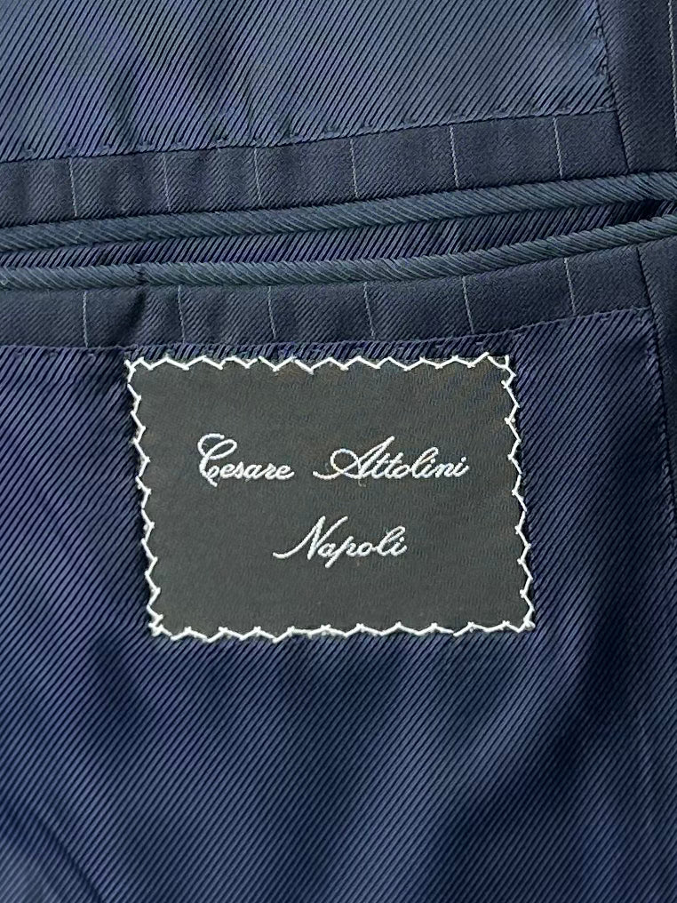 Cesare Attolini Blue Pinstripe Suit