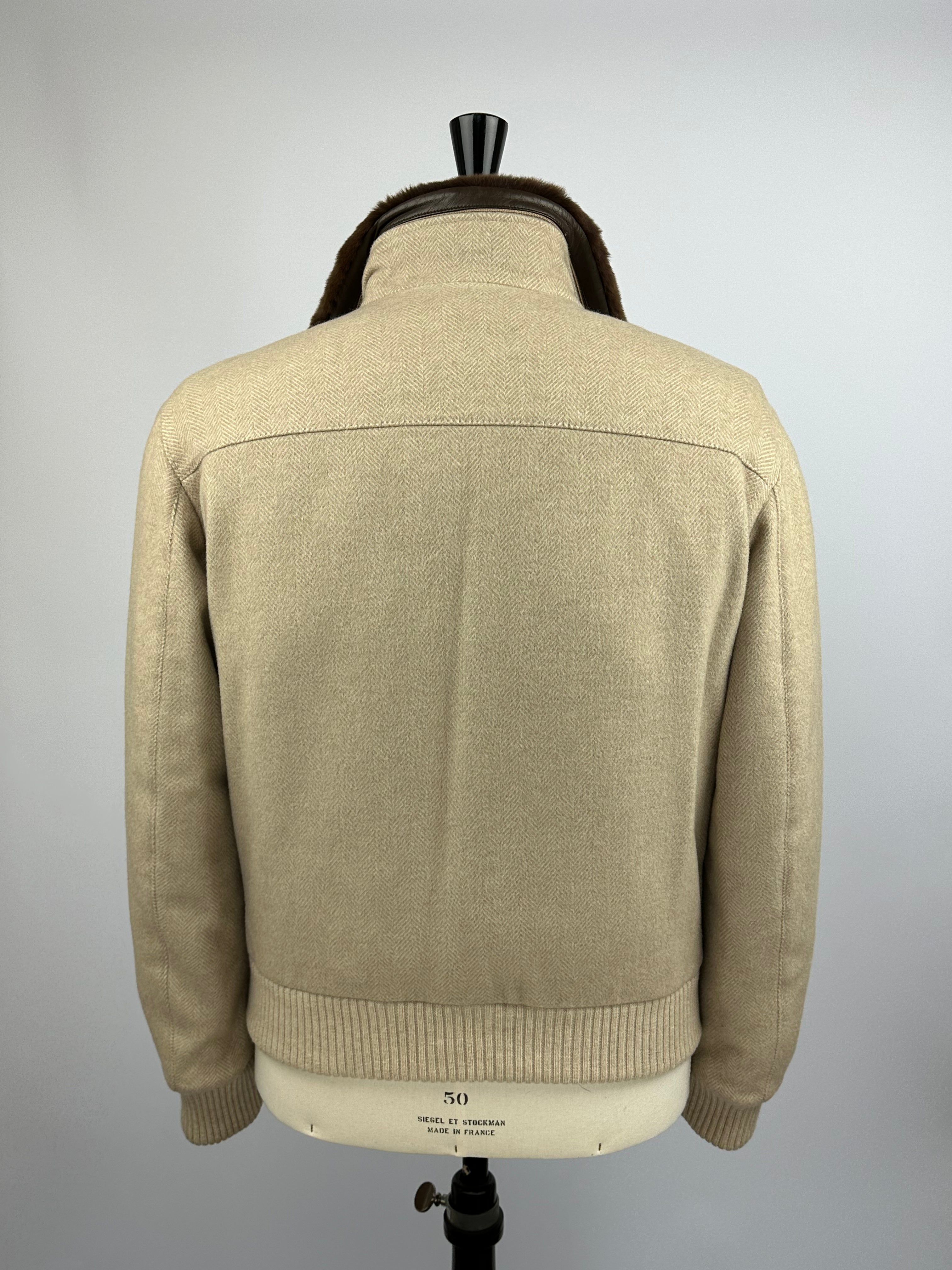 Kiton Vicuña Blend Bomber Jacket