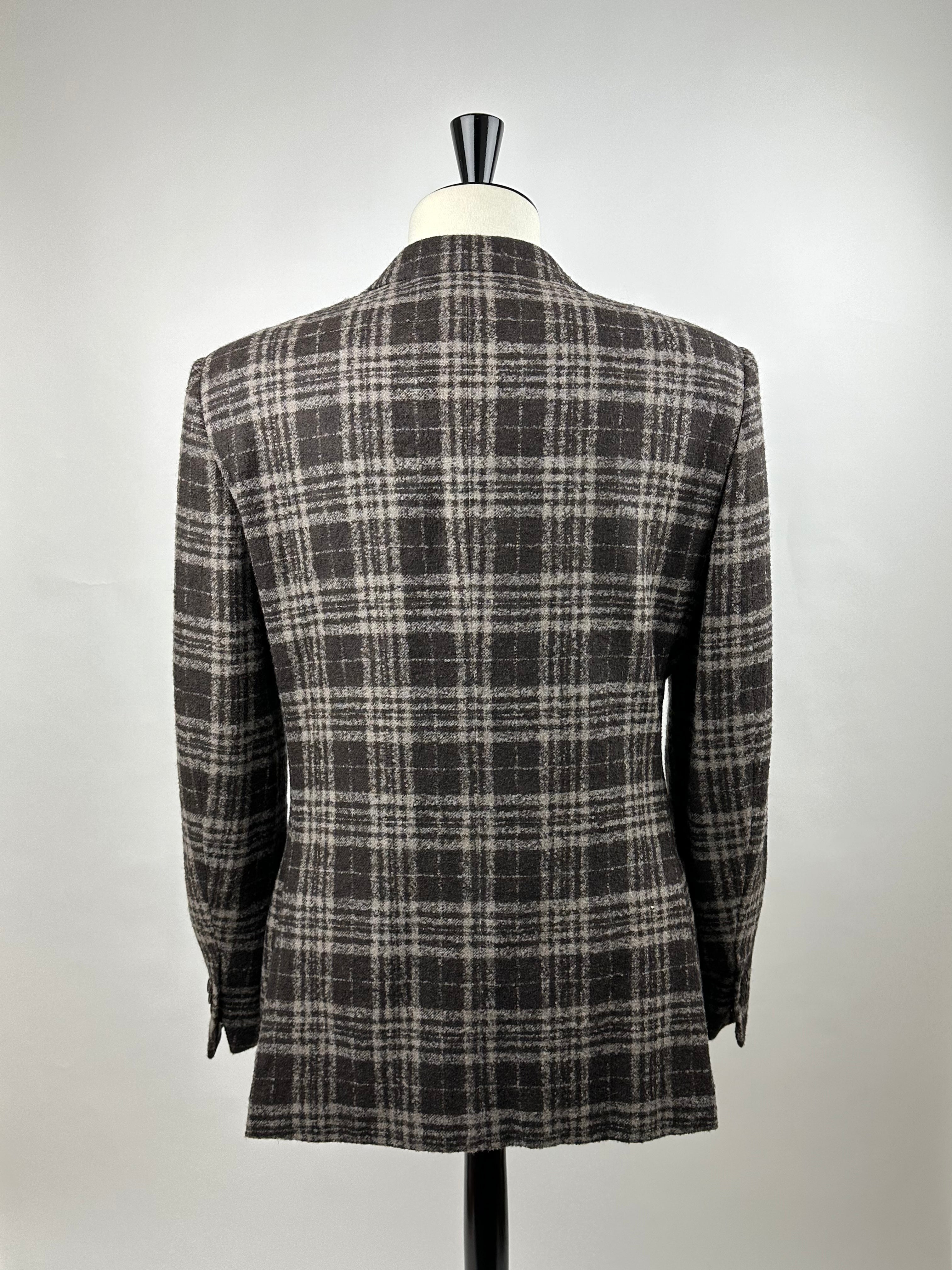 Ermenegildo Zegna Brown Alpaca Blend Jacket