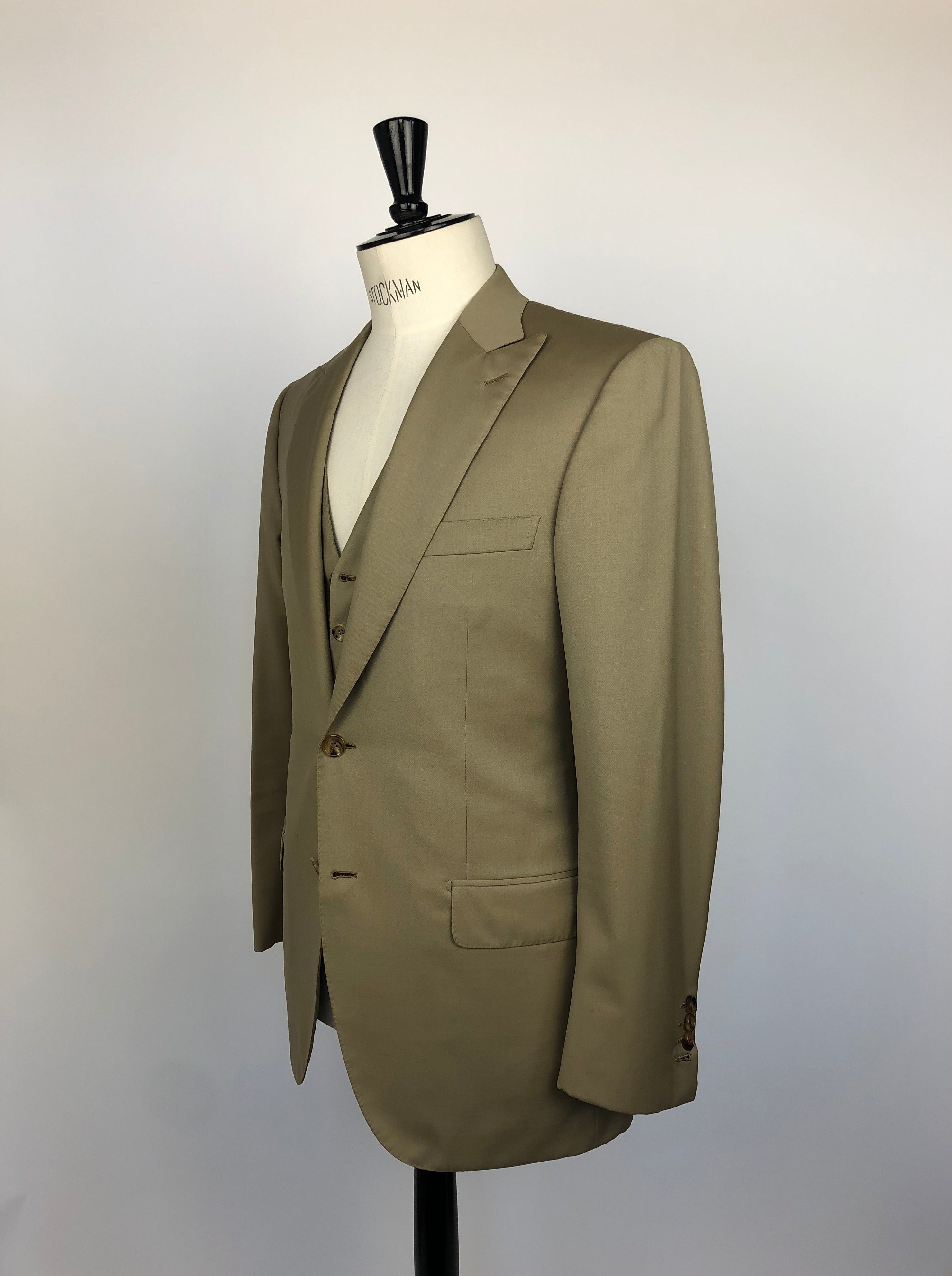 Brioni Gold Three-Piece Suit