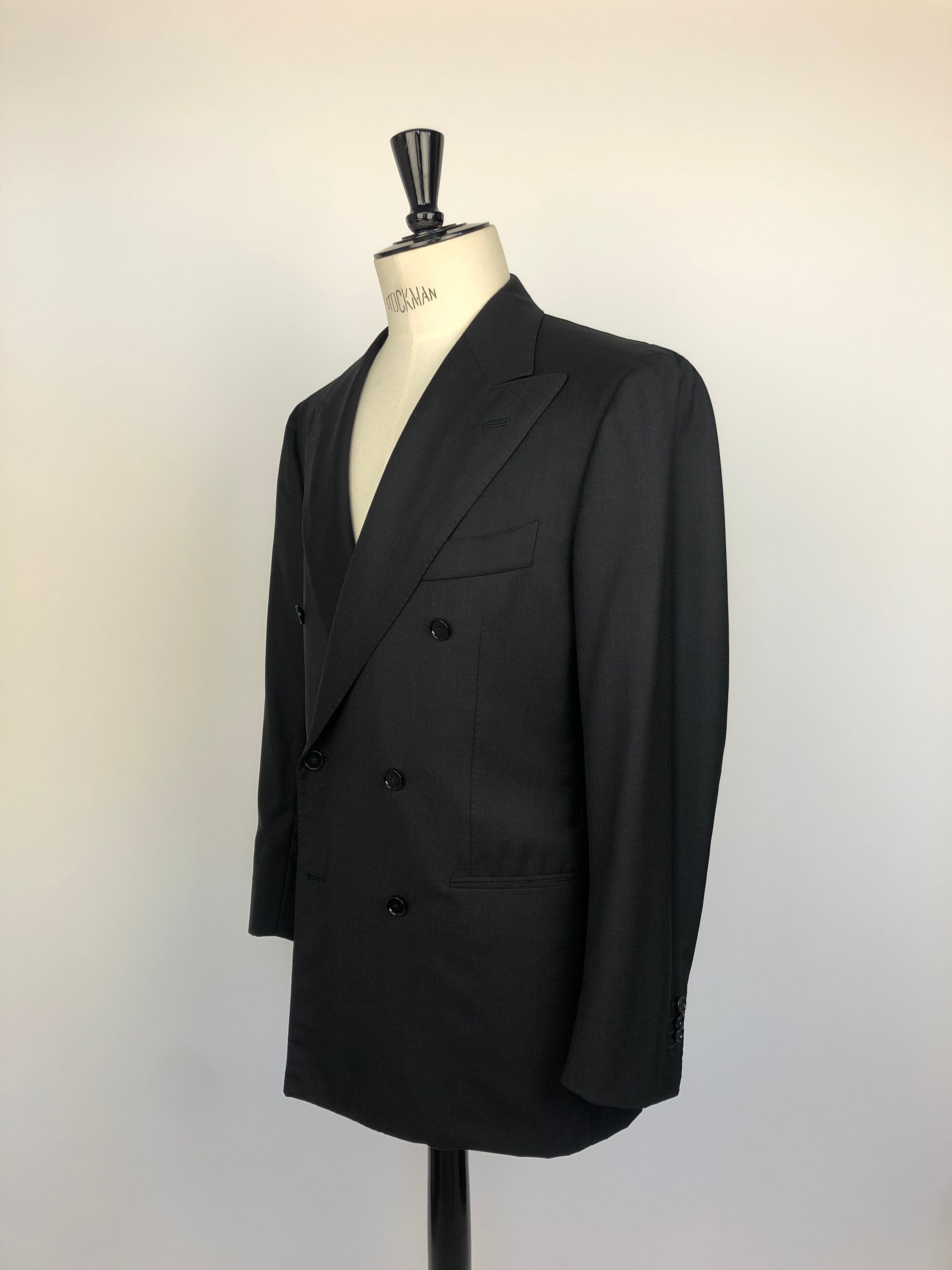 Cesare Attolini Anthracite Double Breasted Jacket