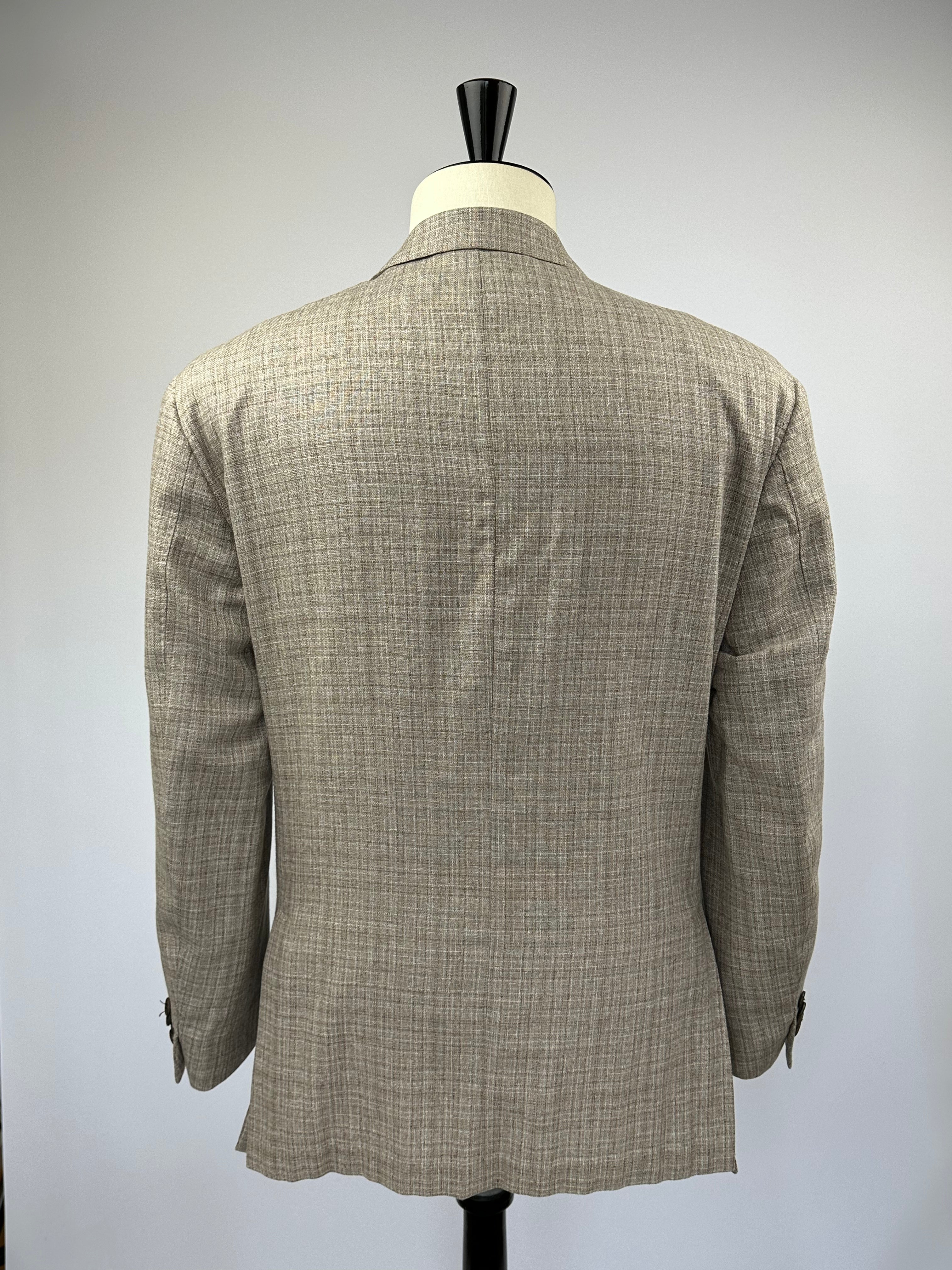 Corneliani Light Brown Silk Melange Jacket