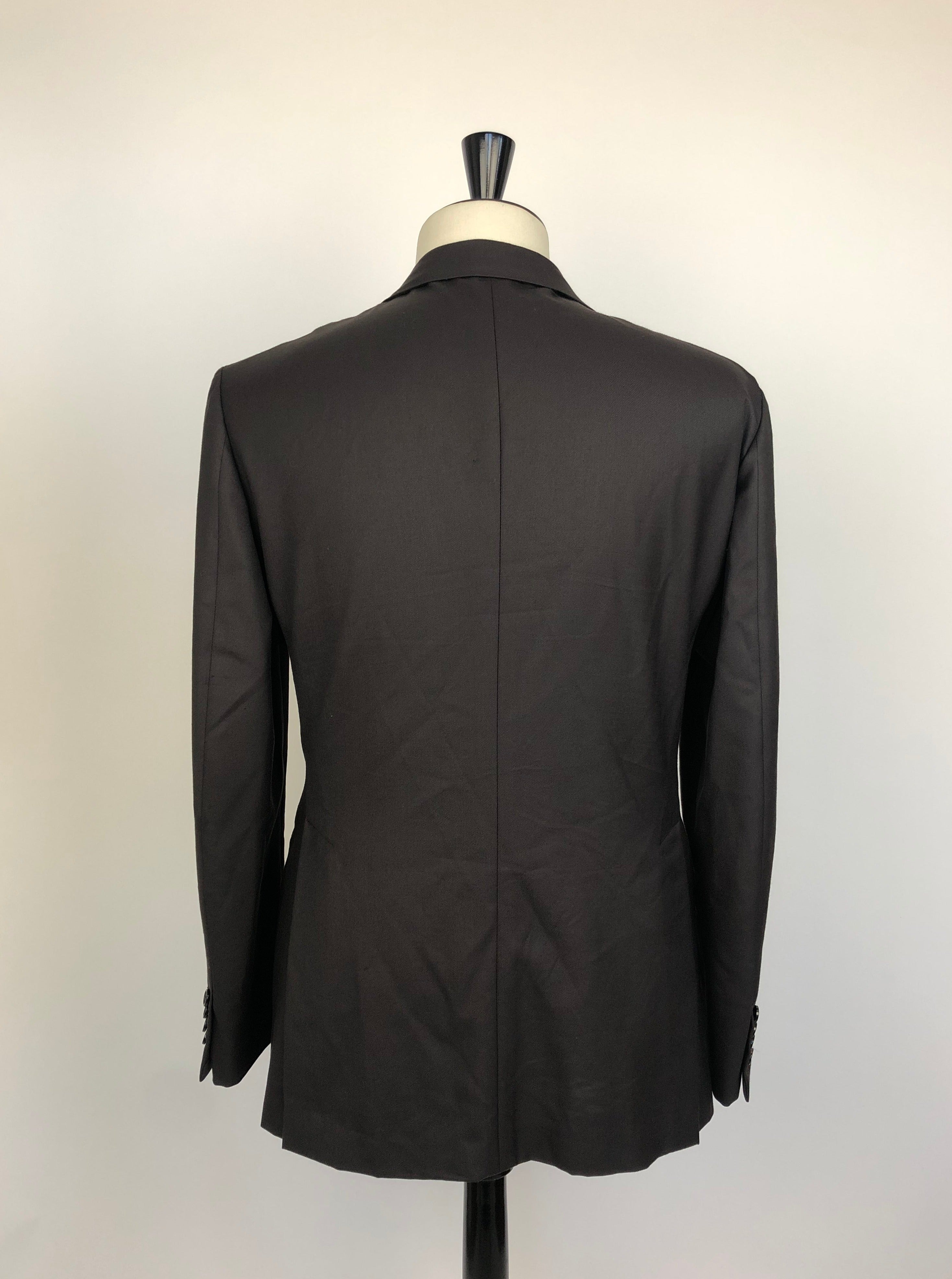 Brioni Dark Brown Sustainable Wool Jacket