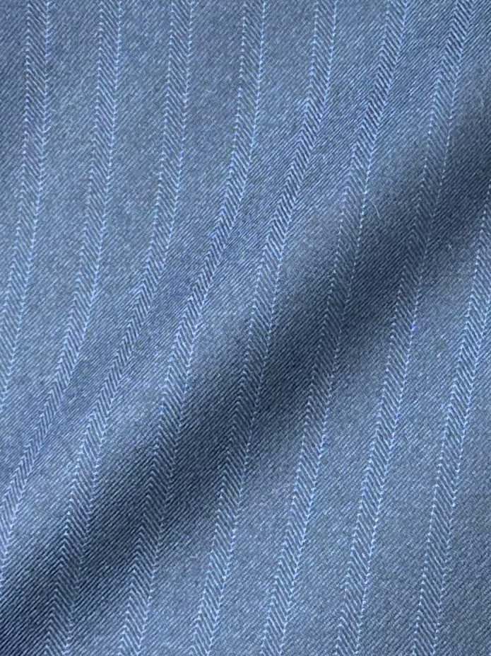 Kiton Blue Pinstripe Suit