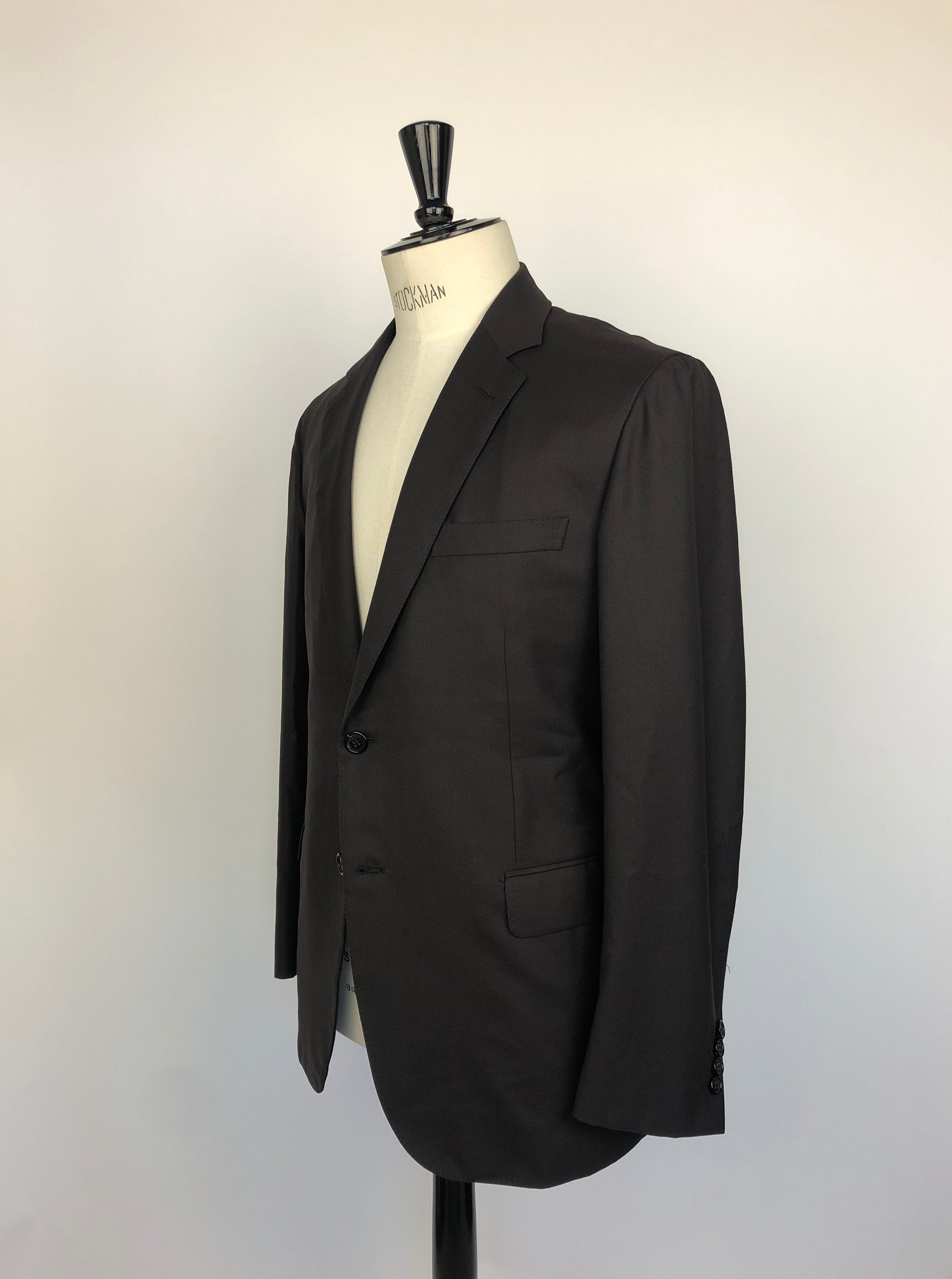 Brioni Dark Brown Sustainable Wool Jacket