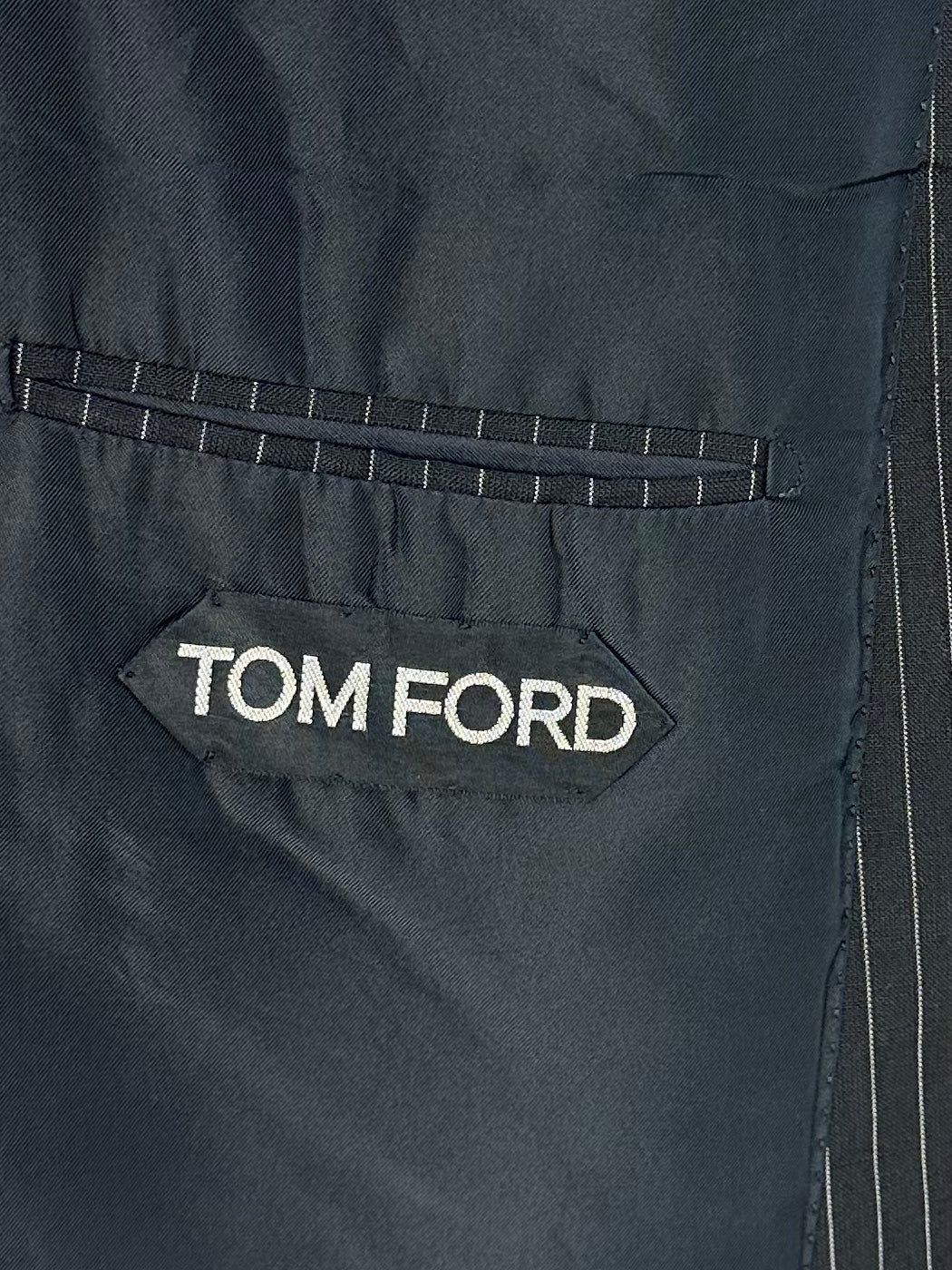 Tom Ford Pinstripe Mohair Blend Jacket