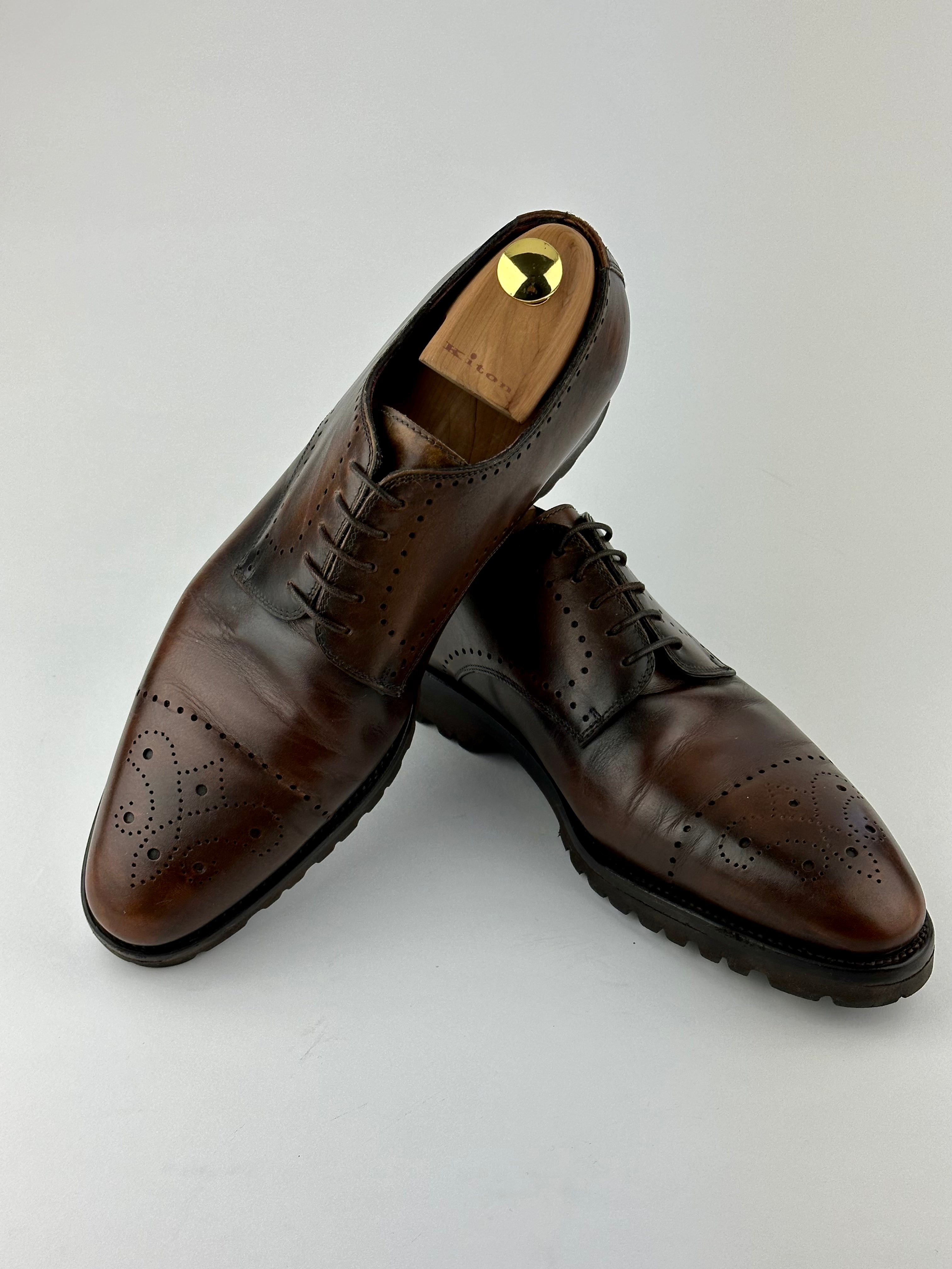 Kiton Urban Commando Derby Shoes