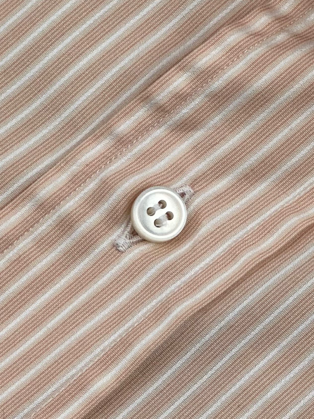 Brioni Salmon-Pink Stripe Shirt