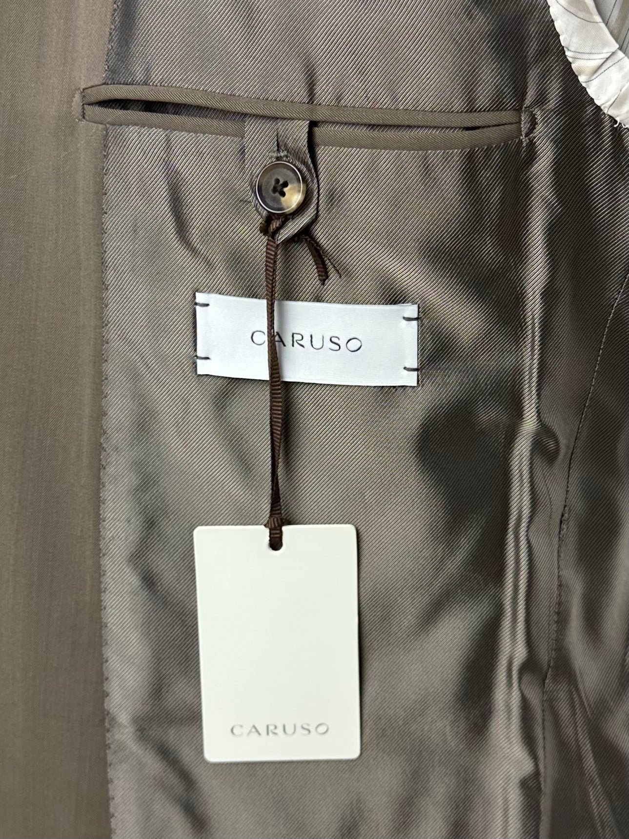 Caruso Olive Green Solaro Suit