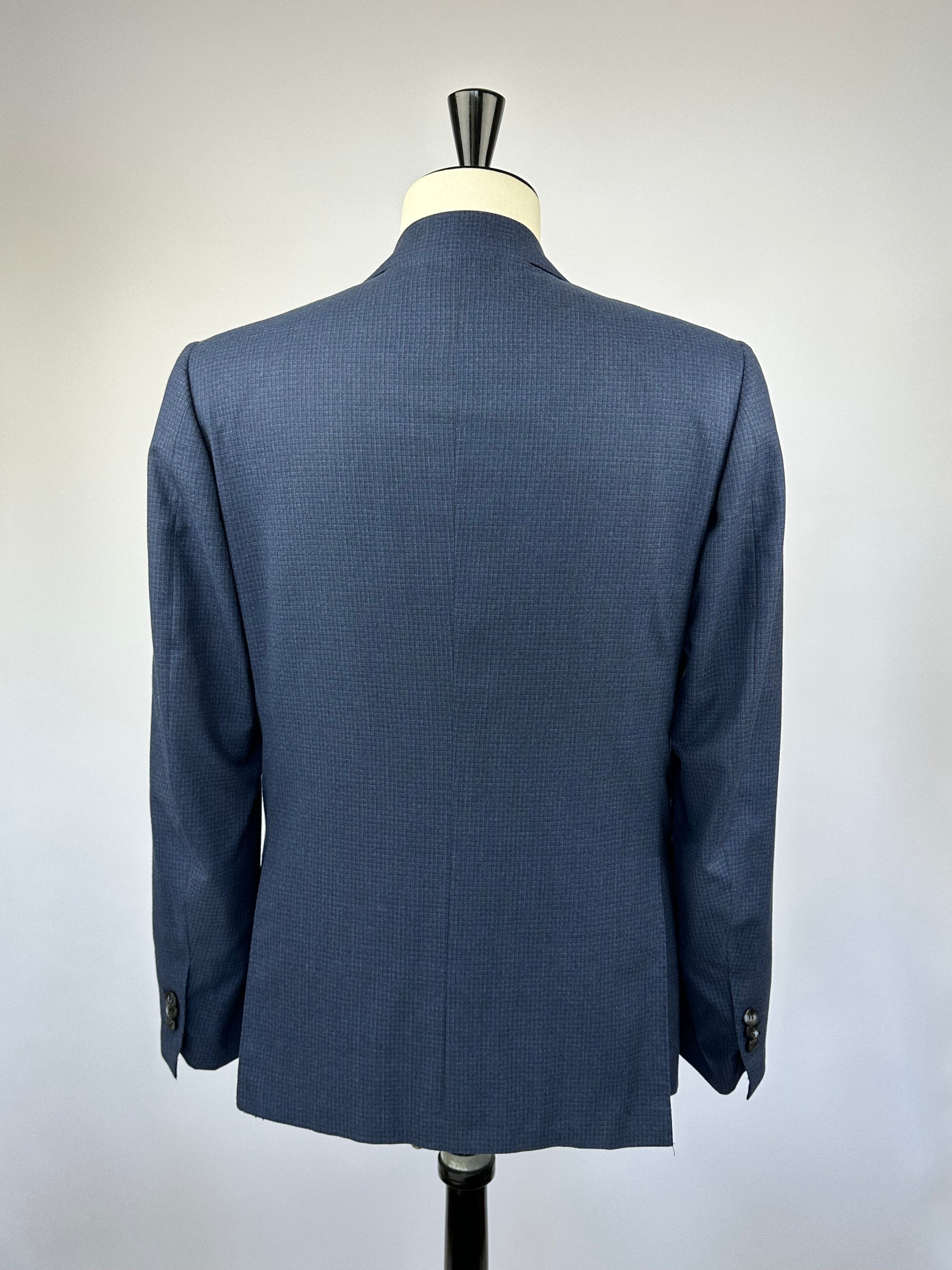 Kiton Blue Gingham Check Suit
