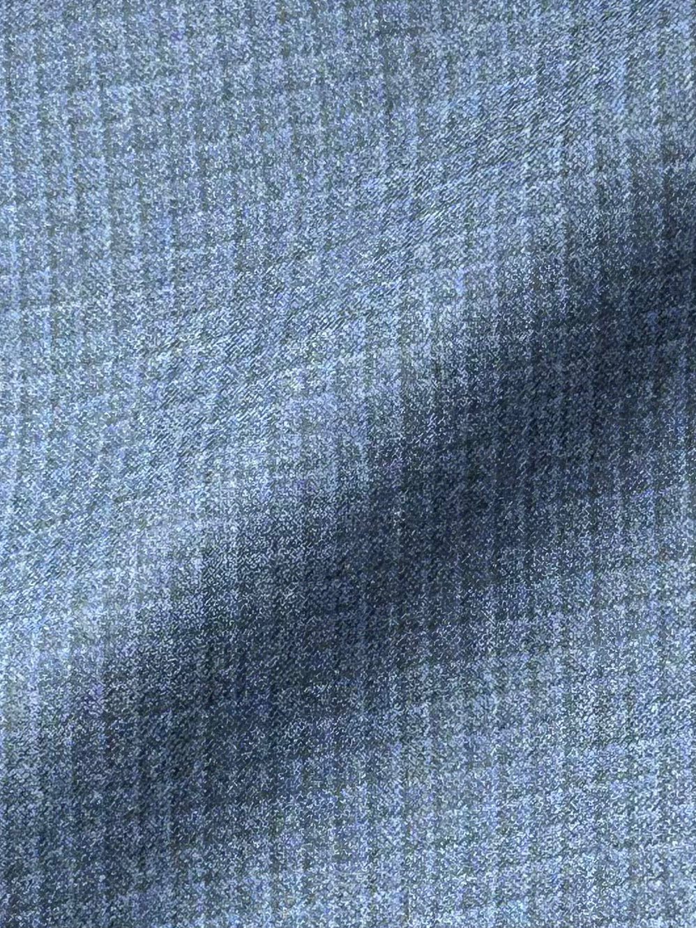 Kiton Blue Gingham Check Suit