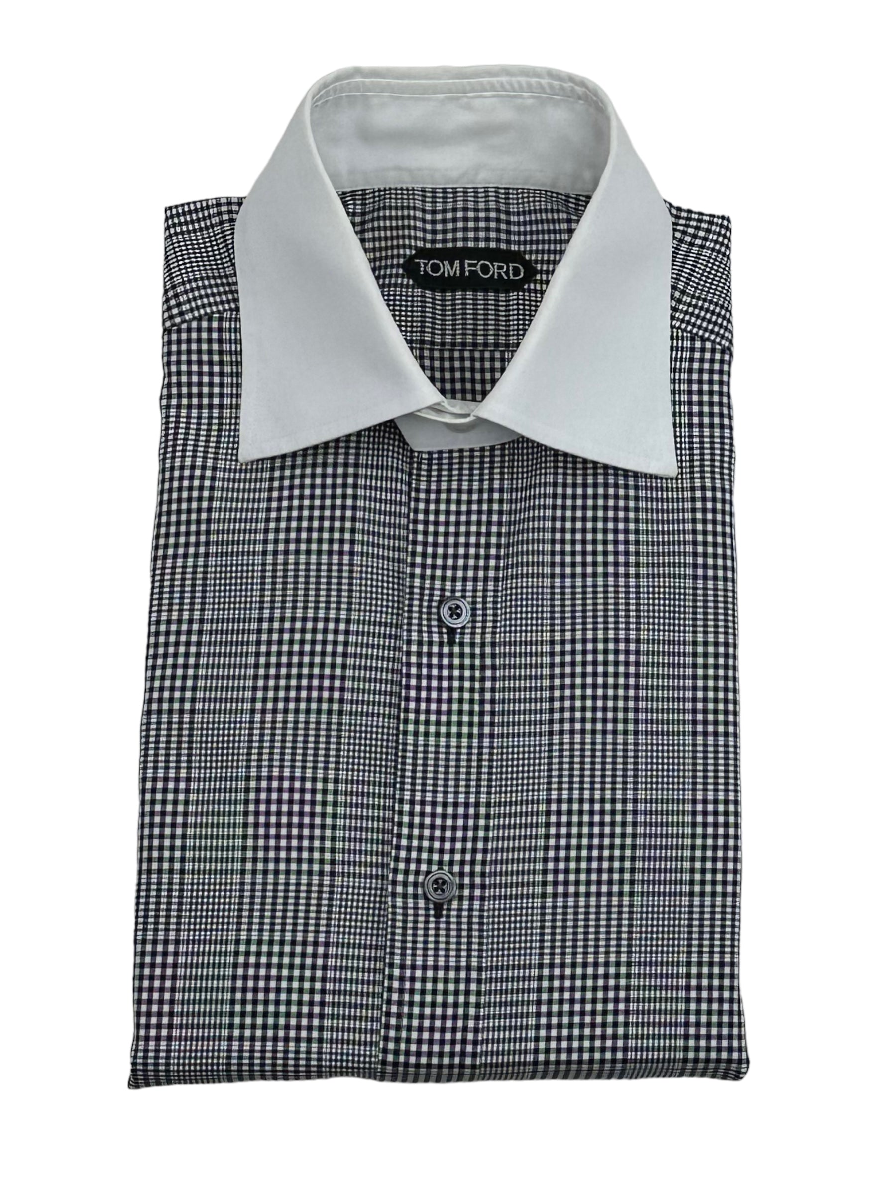 tom ford dress shirt Tom Ford Contrast Collar Shirt