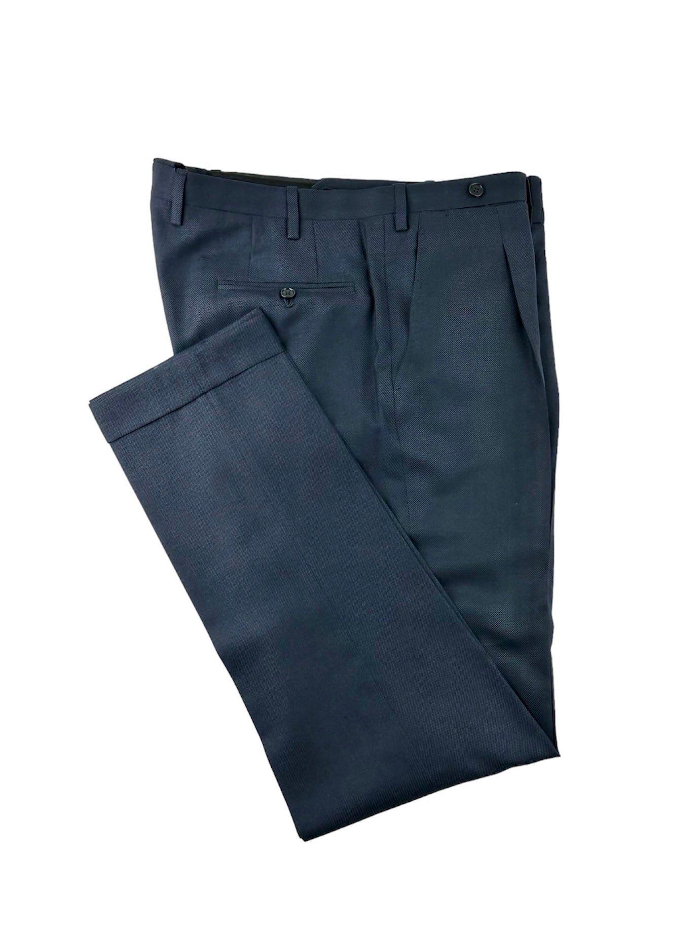 Kiton Navy Birdseye Suit