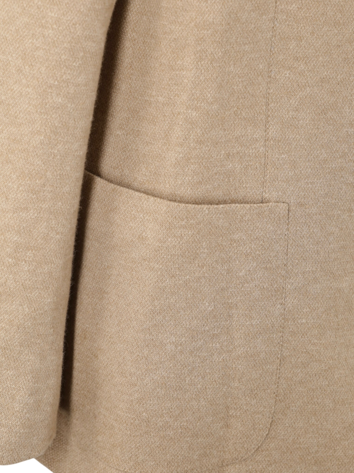 Caruso Light Brown Pure Camel Micro-Structure "Aida" Jacket