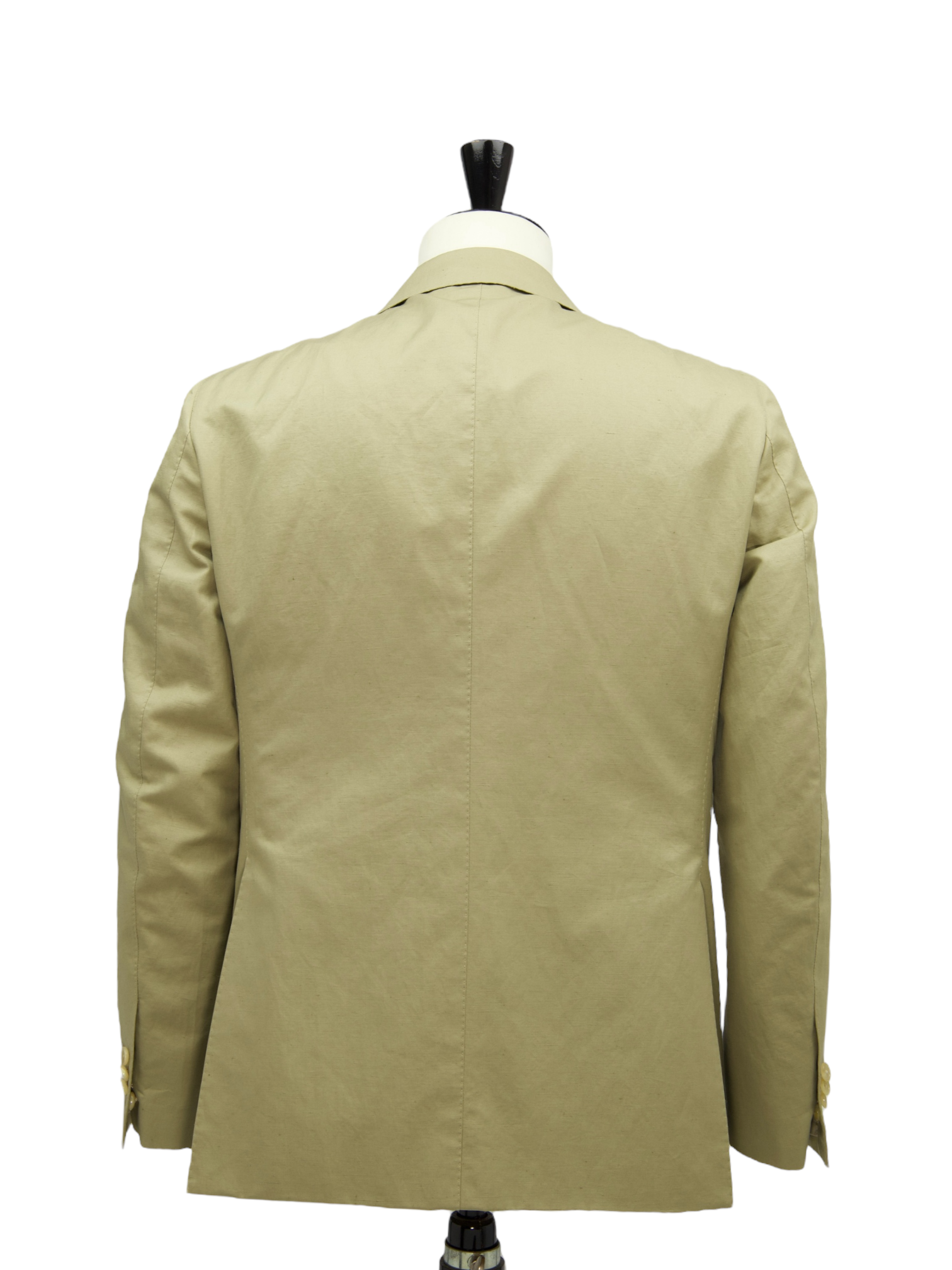 Caruso Khaki Cotton & Linen Aida Suit