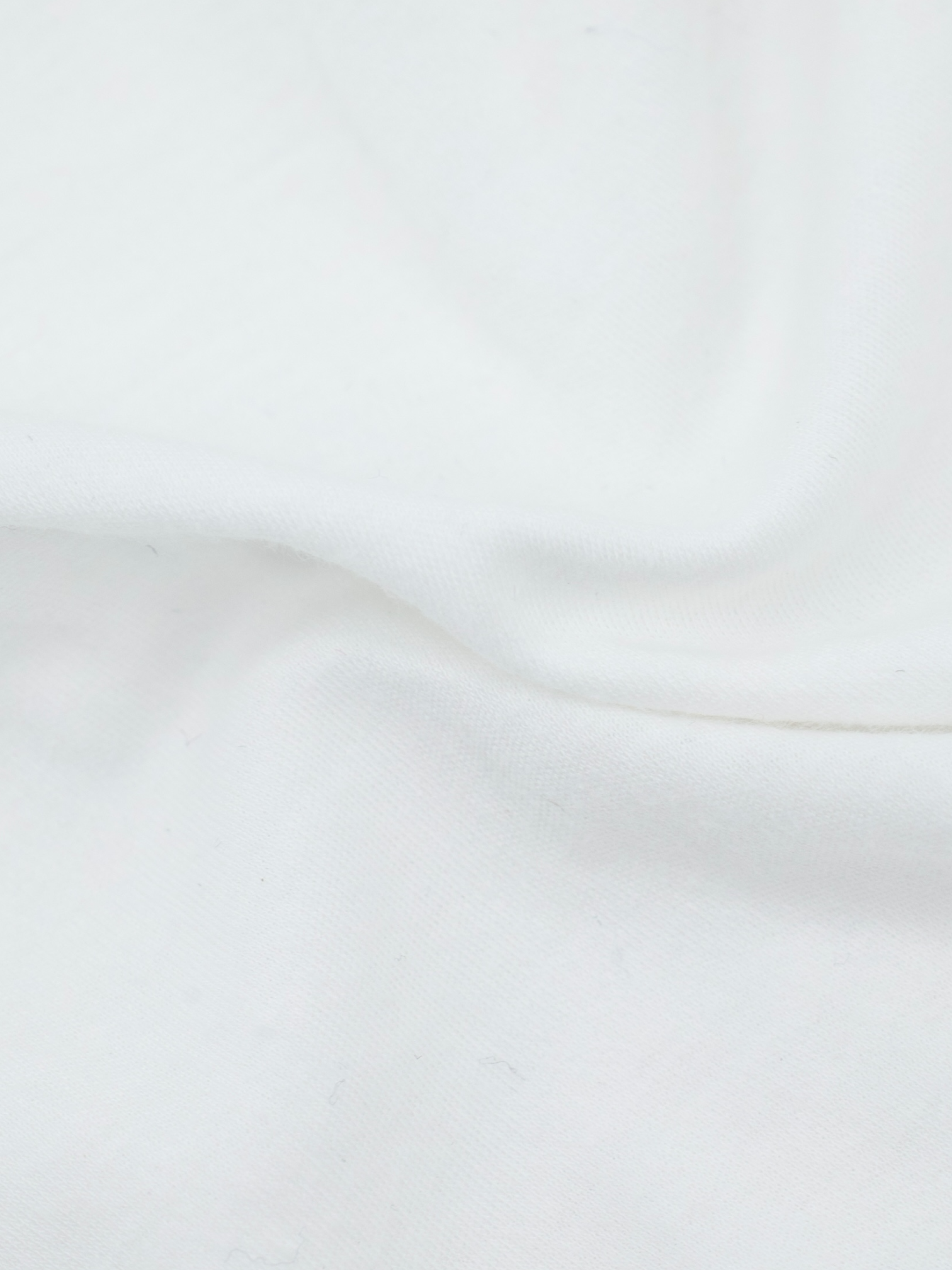 Loro Piana White Cotton Flannel Knitted Andrew Shirt