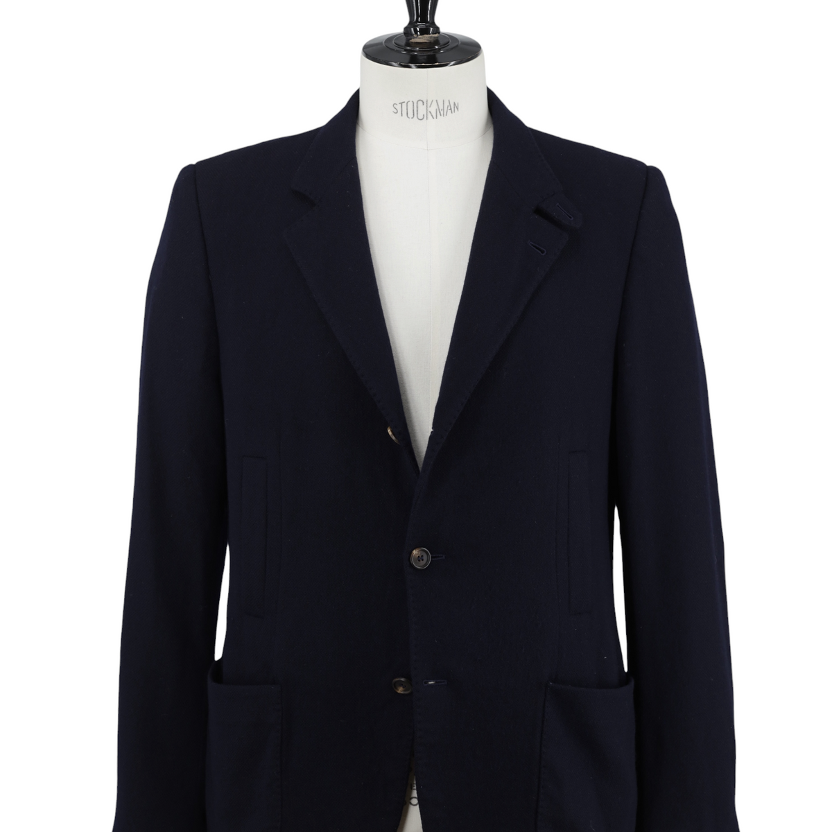 BRUNELLO CUCINELLI ウール テーラードジャケット ネイビー Brunello Cucinelli Navy Wool & Cashmere Relaxed-Style Jacket