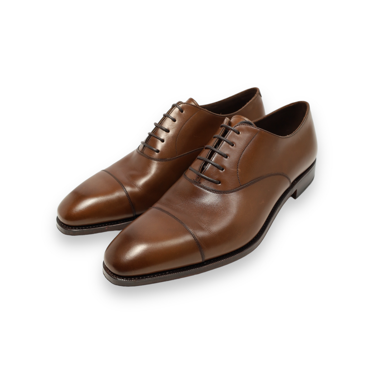 靴 CARMINA Cap Toe Oxfords 80872 7.5 UK Carmina Dark Brown Cap Toe Oxford Lace-ups