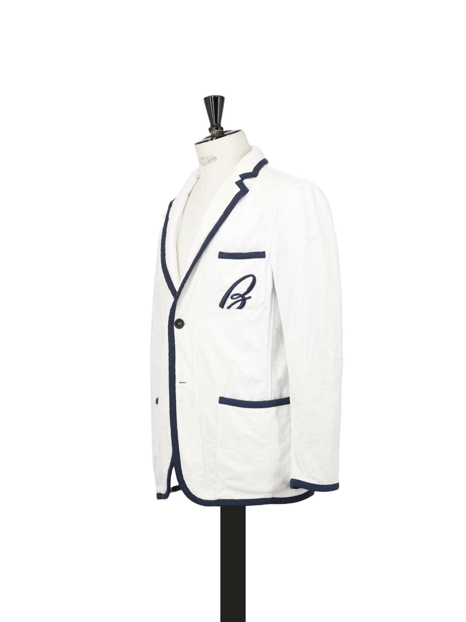 Brioni White Cotton Terry “5-Star Resort” Towelling Jacket