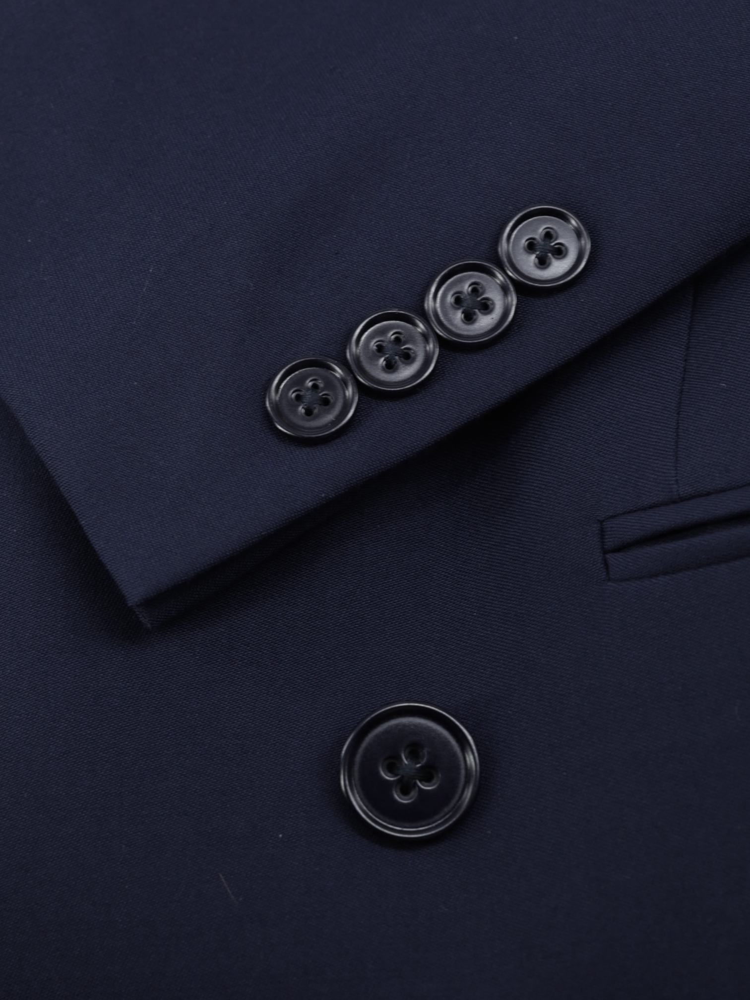 Ralph Lauren Navy Wool Double-Breasted Italian-Made Tuxedo Jacket