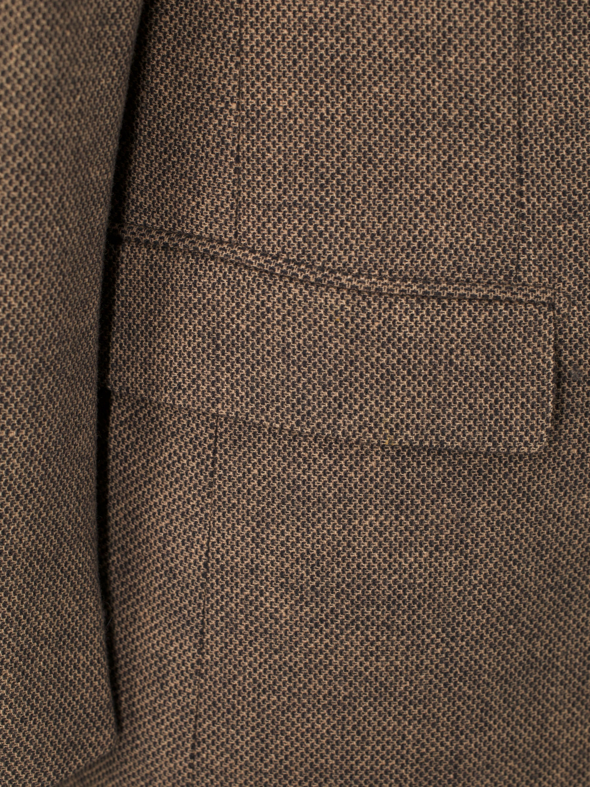 Ermenegildo Zegna Brown Wool, Silk & Cashmere "Mila Zero" Jacket