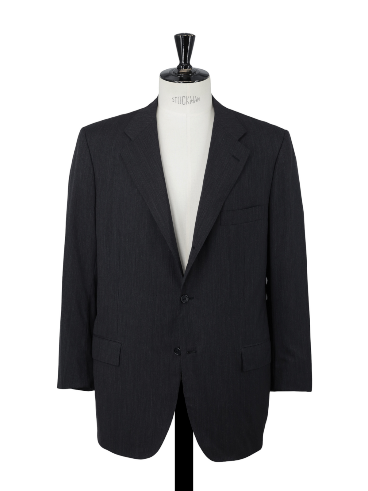 Kiton Dark Grey Vintage Super 150's "Diamante Blu" Micro-Stripe Suit
