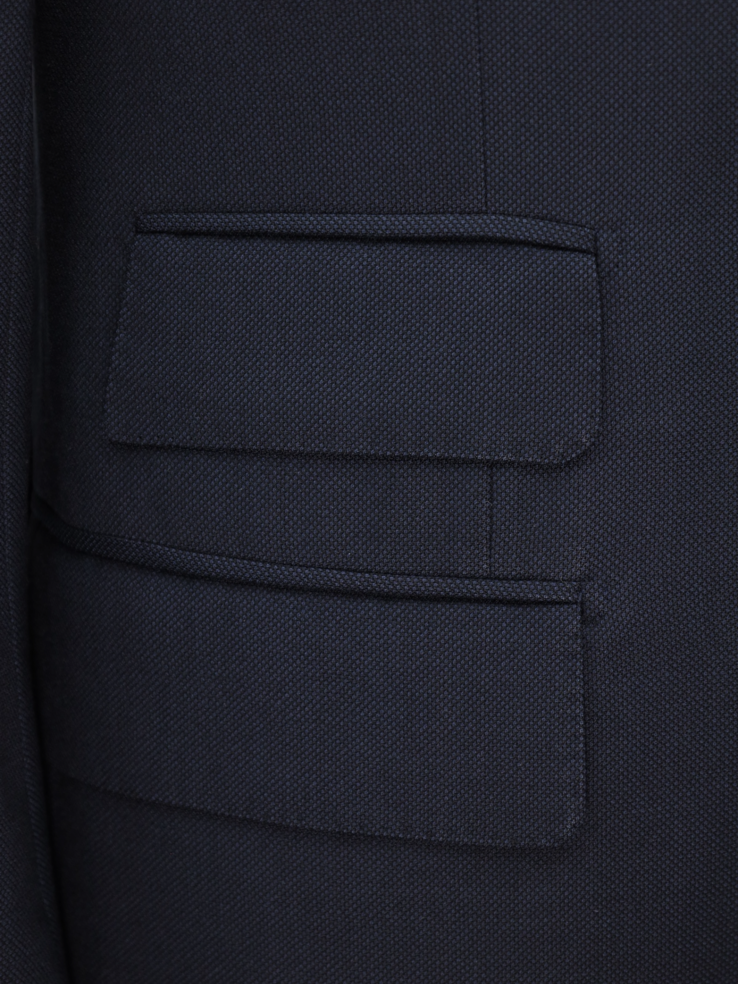 Henry Poole Navy Bespoke Birdseye Suit