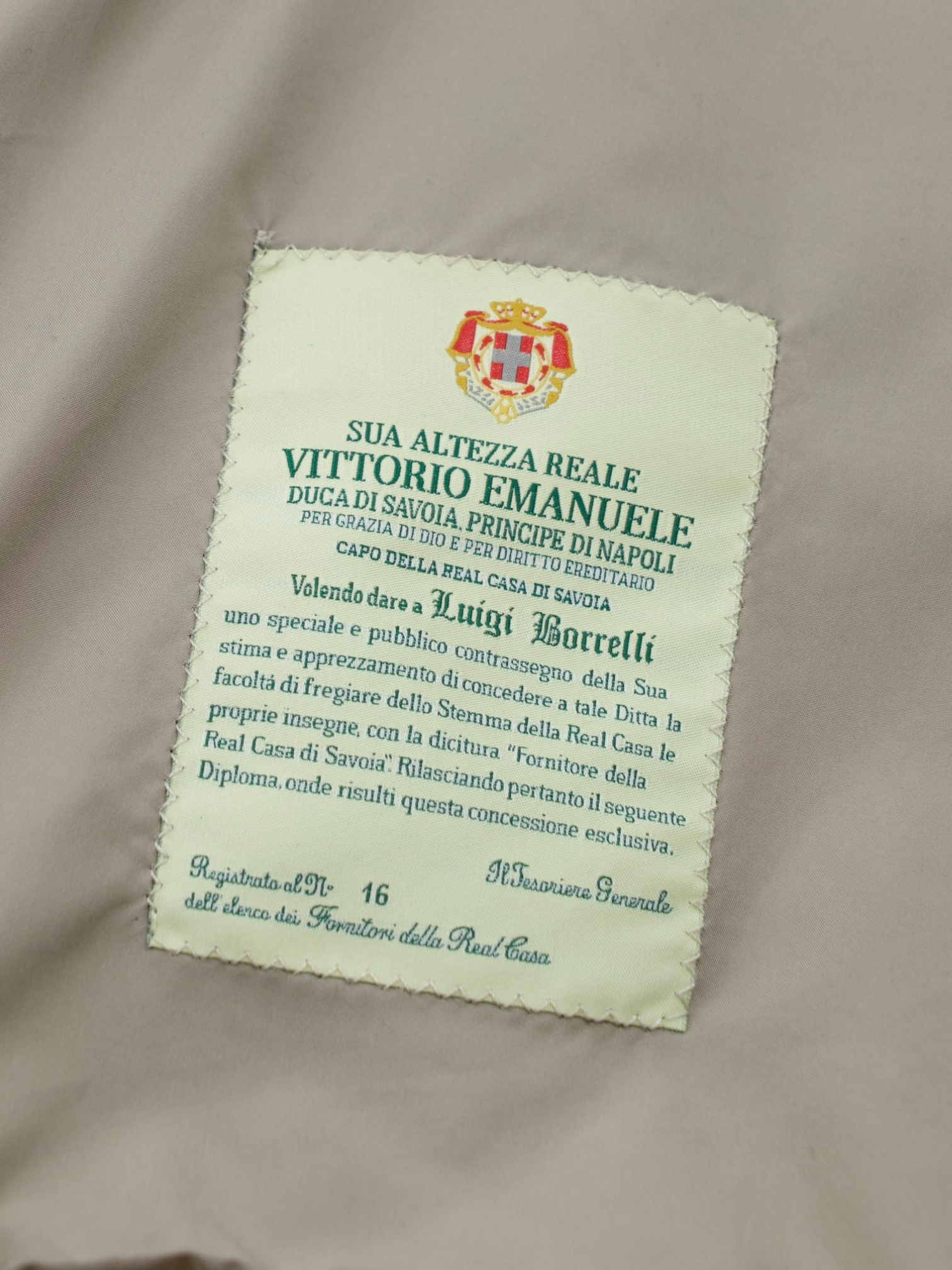 Luigi Borrelli Beige Pure-Camel Padded Sartorial Coat