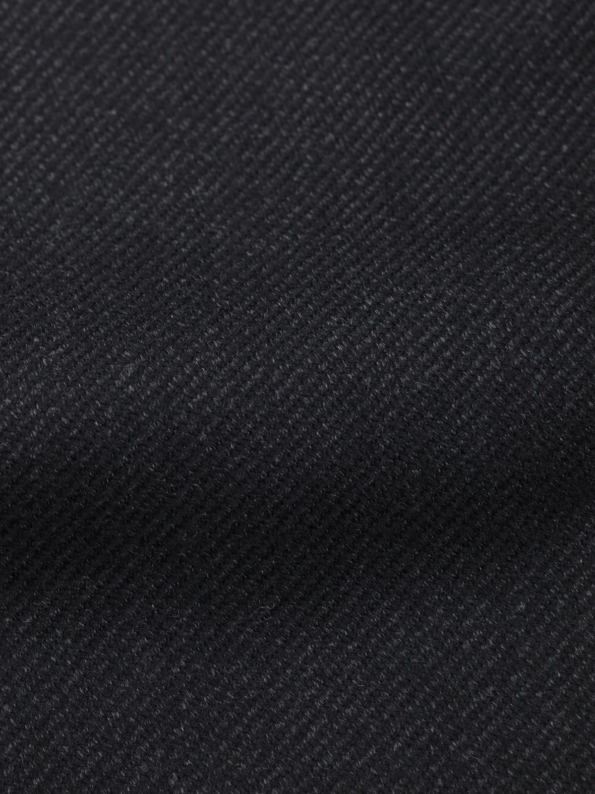 Canali Anthracite Waterrepellent-Wool Twill Carcoat