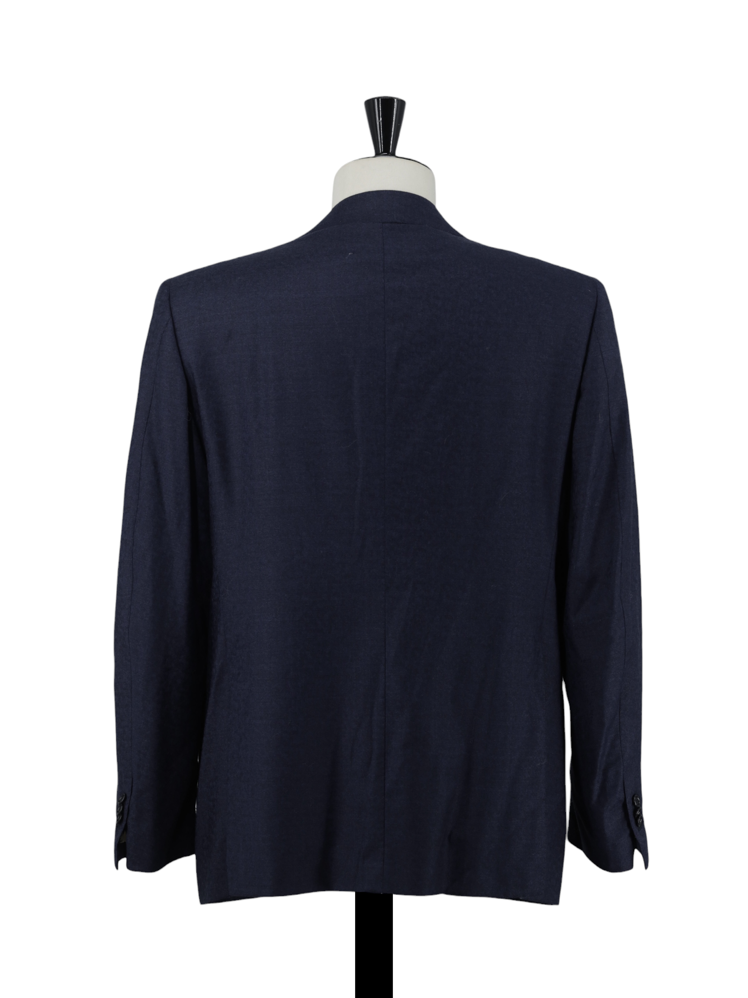 Cesare Attolini Navy Pure Wool Shadow-Dot Jacket