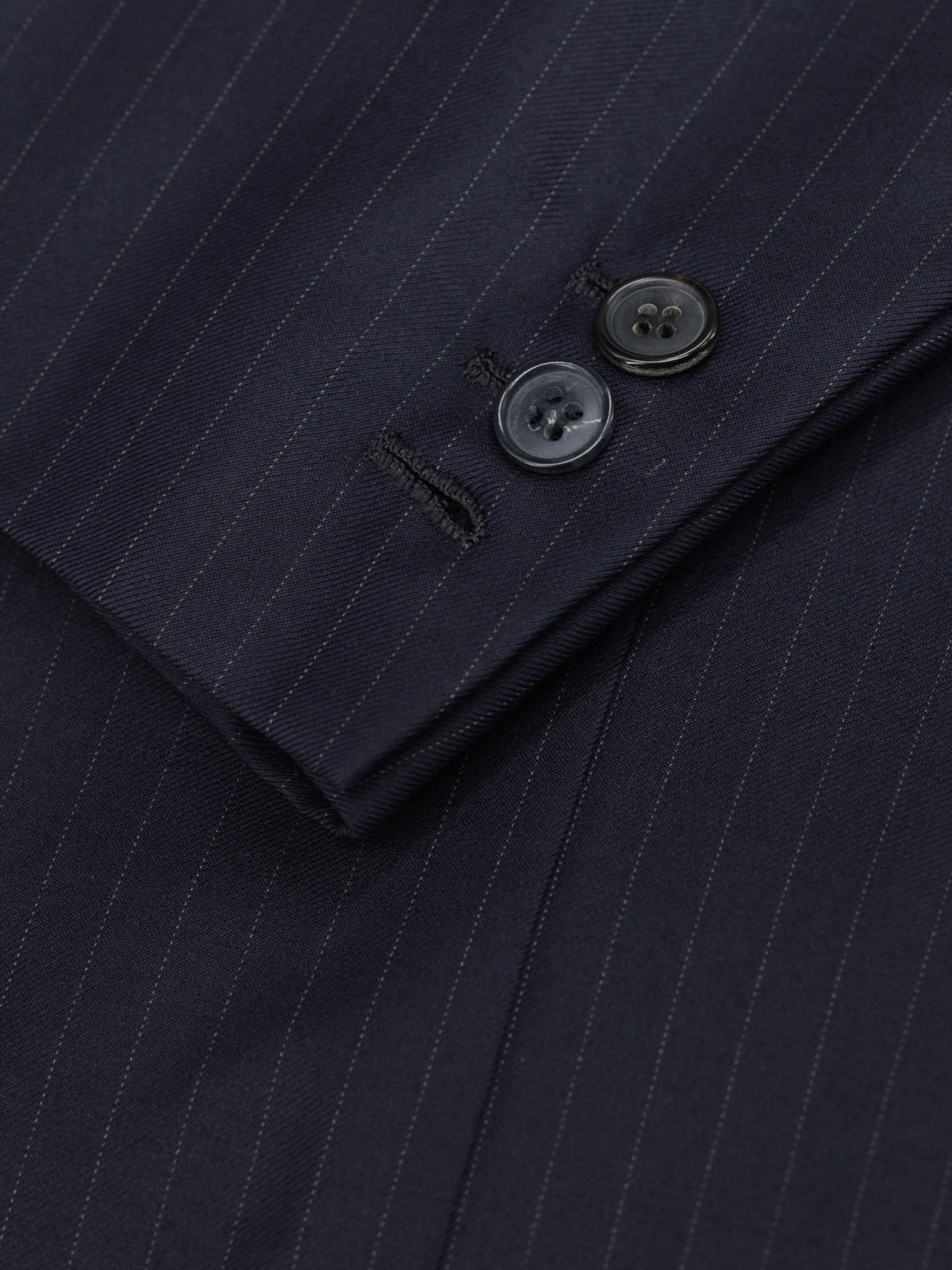 Ermenengildo Zegna Navy Vintage 3-Piece Super 100's Pinstripe Suit