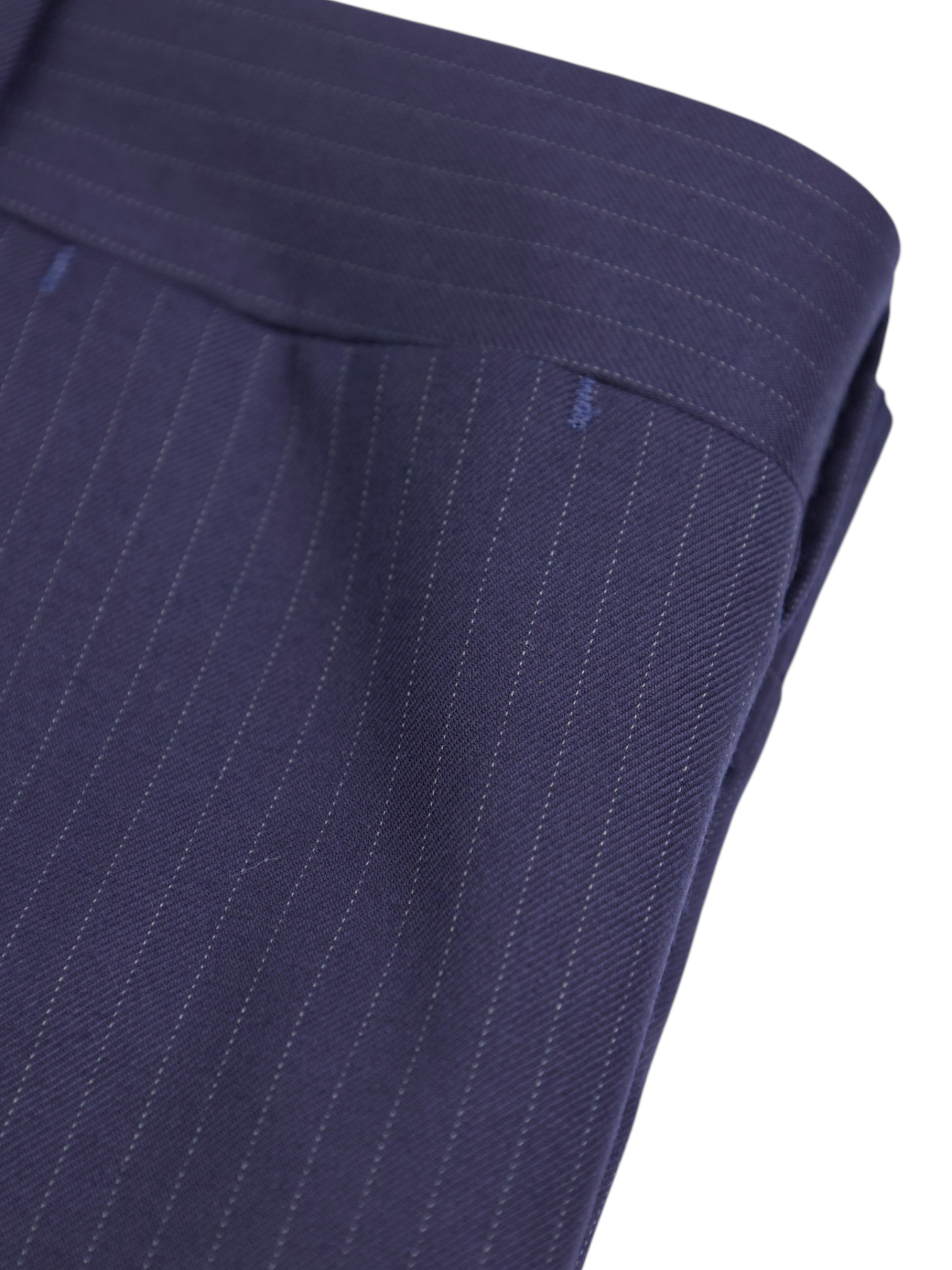 Canali Midnight Blue Pinstripe Trousers