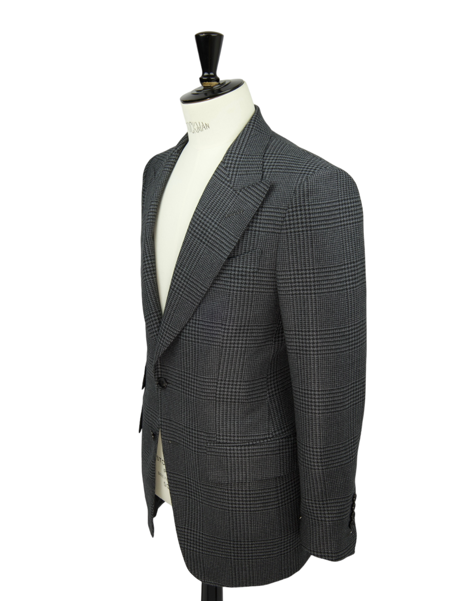 Tom Ford Dark Taupe Atticus Prince of Wales Check Suit