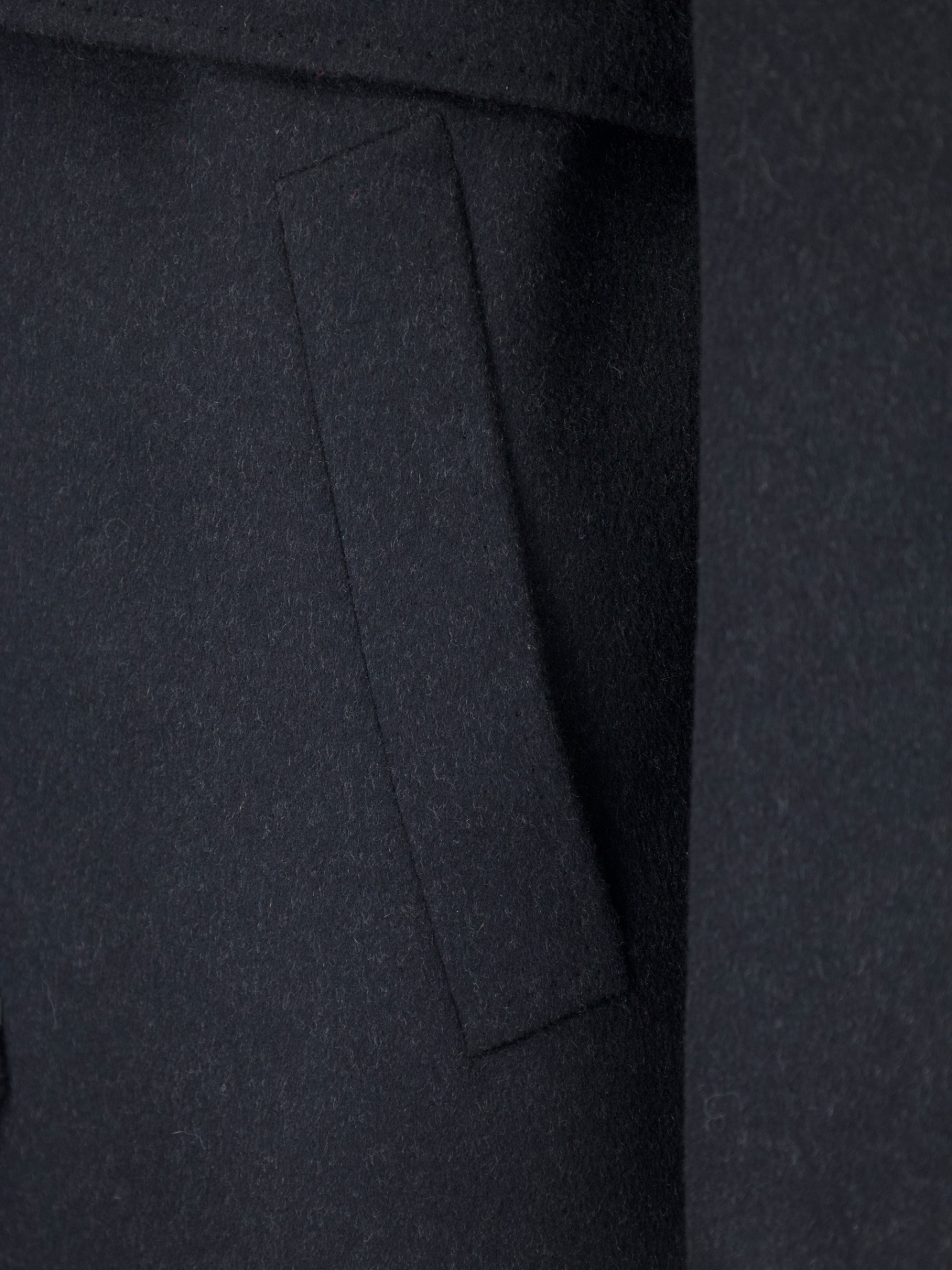 Corneliani Charcoal Wool & Cashmere Belted Carcoat