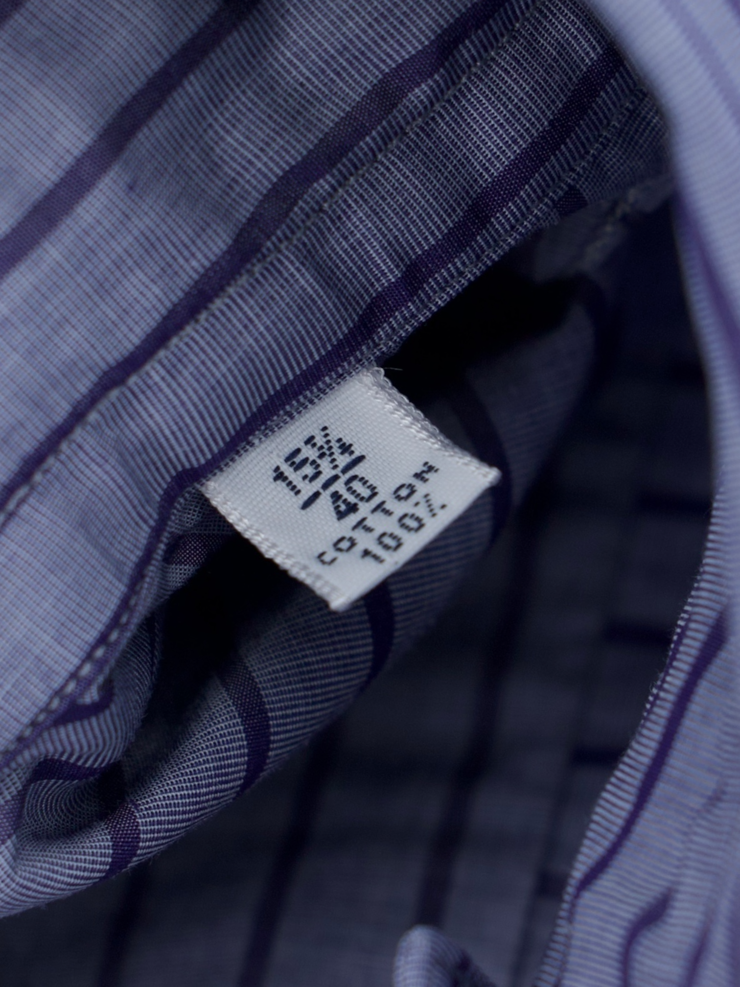 Fray Steel Blue & Lavender Cotton Button-Down Pinstripe Shirt
