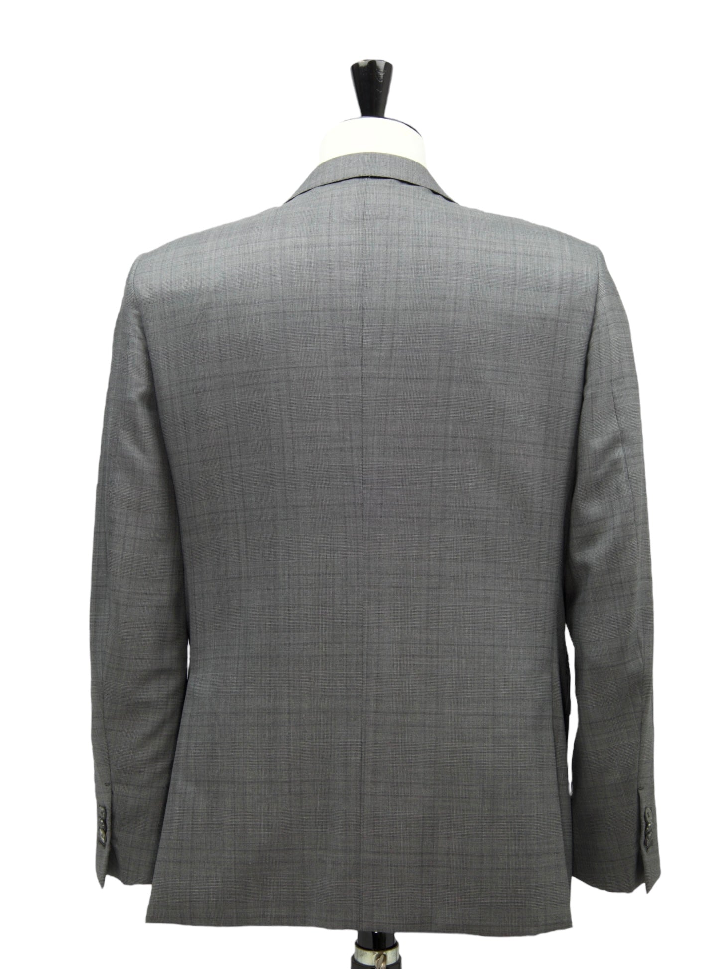 Ermenegildo Zegna Grey 15milmil15 Glenplaid Milano Suit