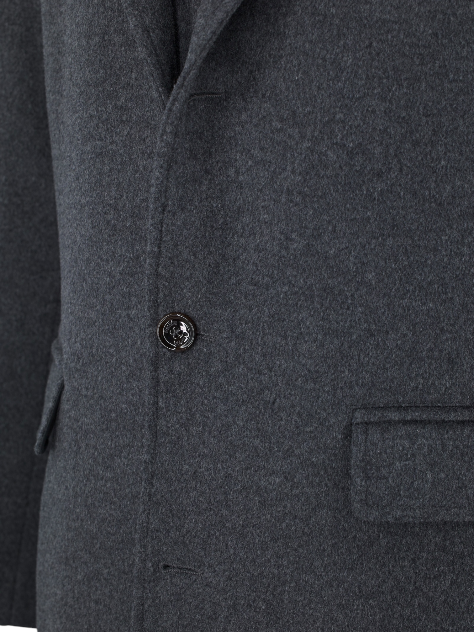 MooRER Dark Grey Wool & Cashmere Montesi Overcoat