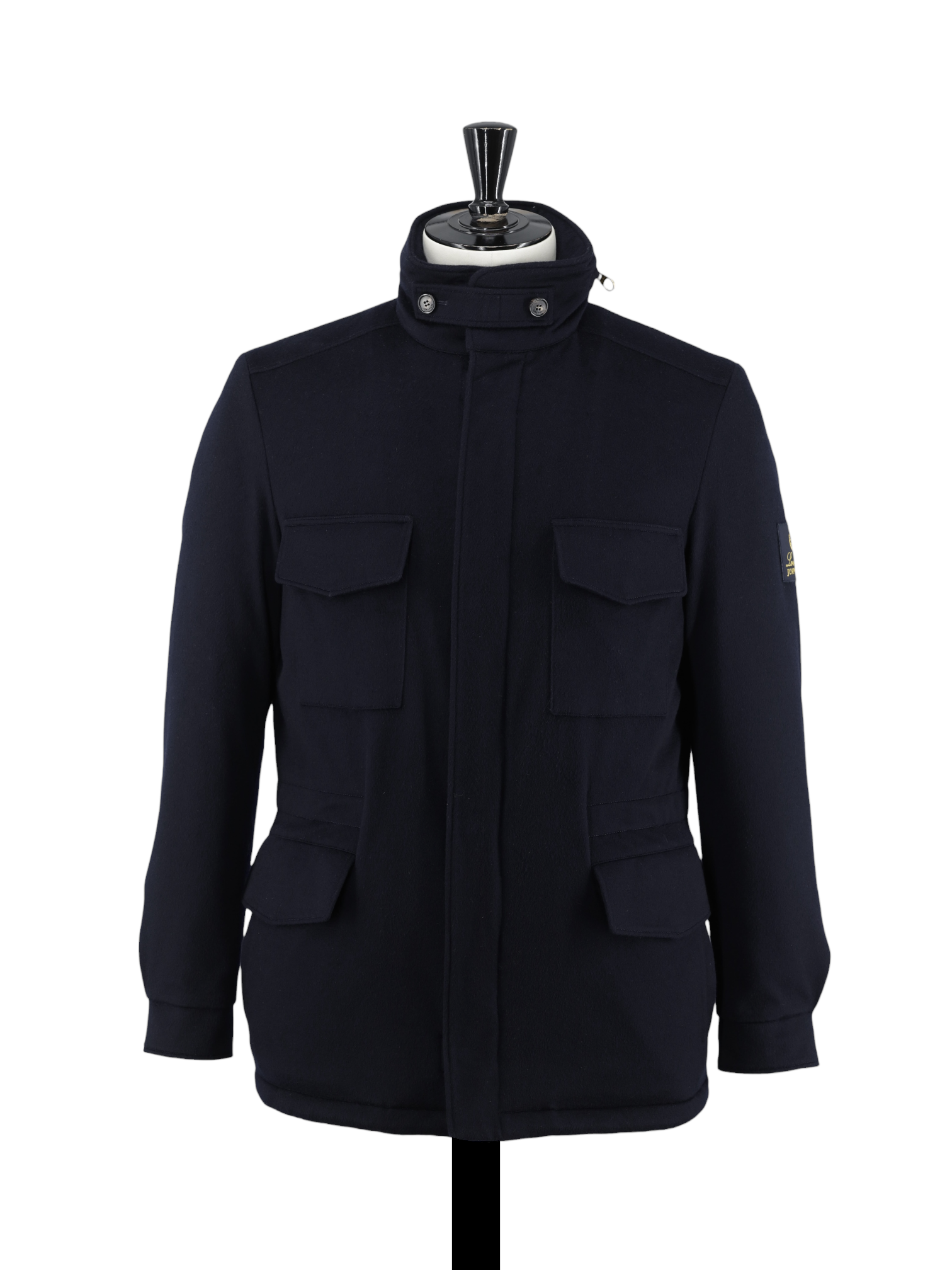 Loro Piana Navy Green Storm-System Cashmere "Jumping Team" Traveller Jacket