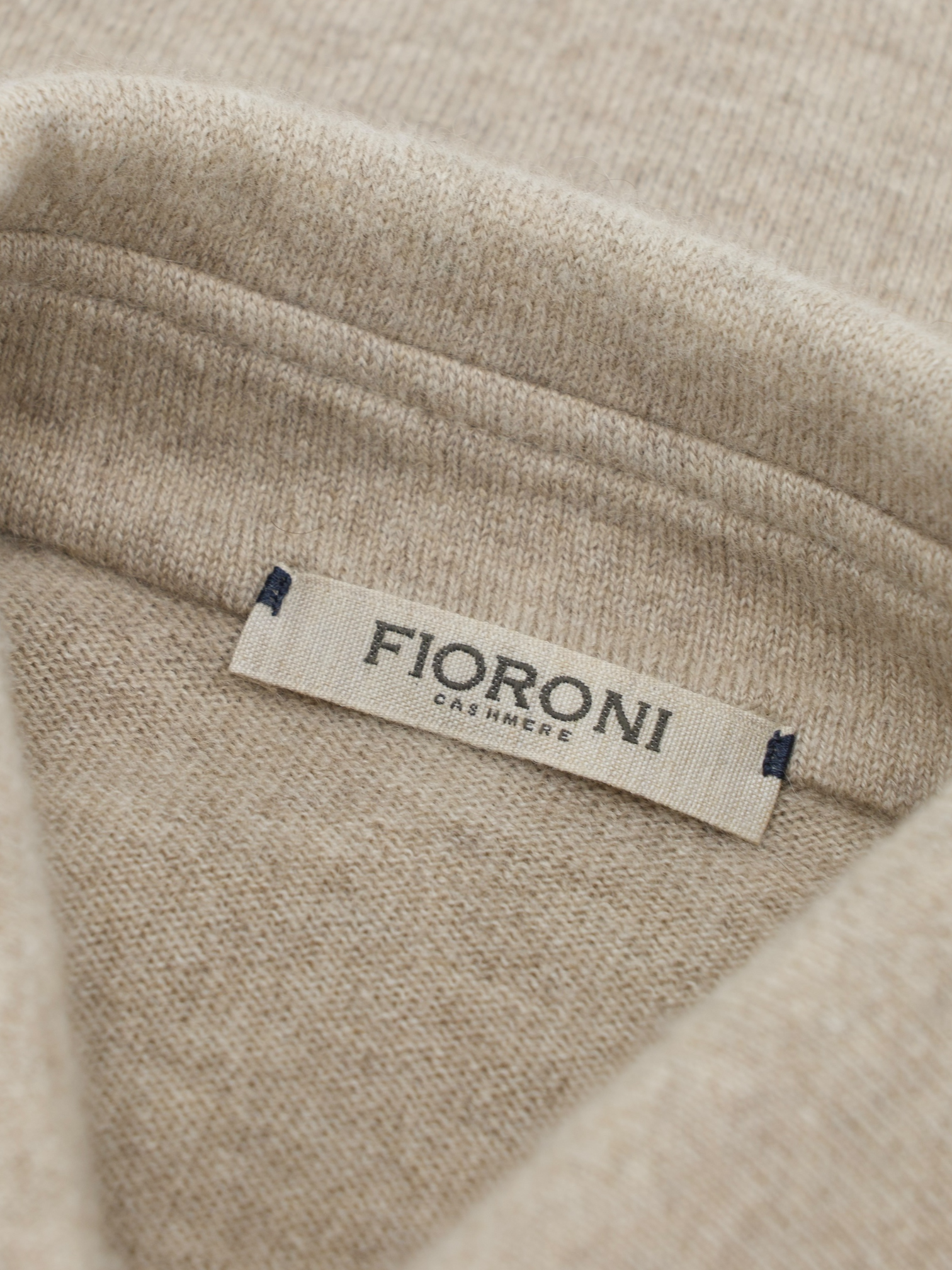 Fioroni Light Brown Pure Plushy-Cashmere Overshirt