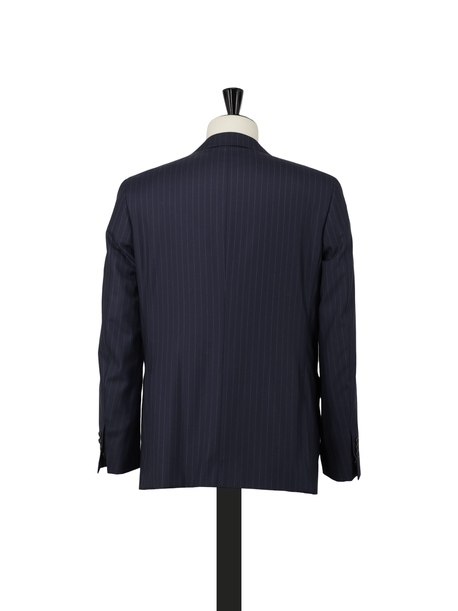 Canali Dark Blue Super 160's Pinstripe Wallstreet Suit