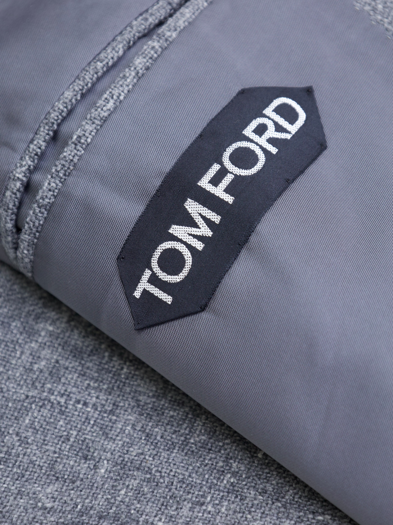 Tom Ford Grey Wool, Cotton, Cashmere & Silk Jacket