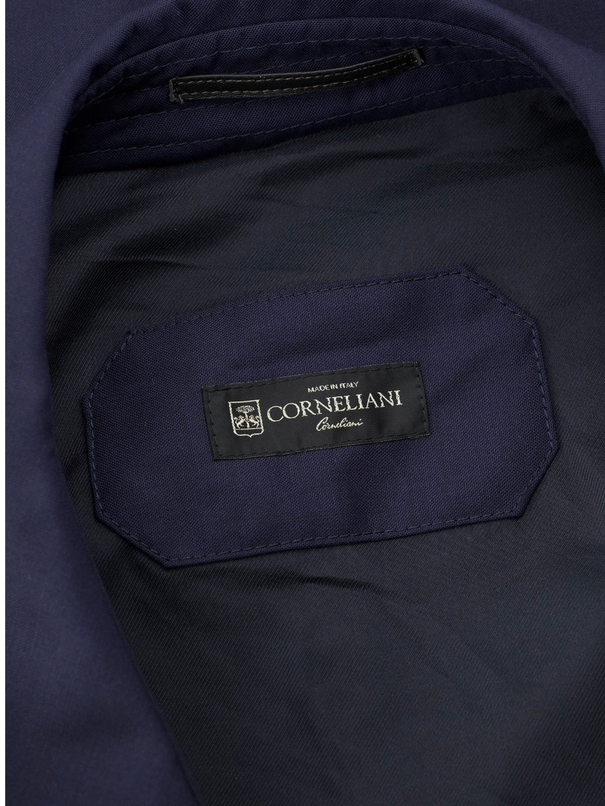 Corneliani Dark Blue Wool " Road to Excellence" Lightweight Carcoat