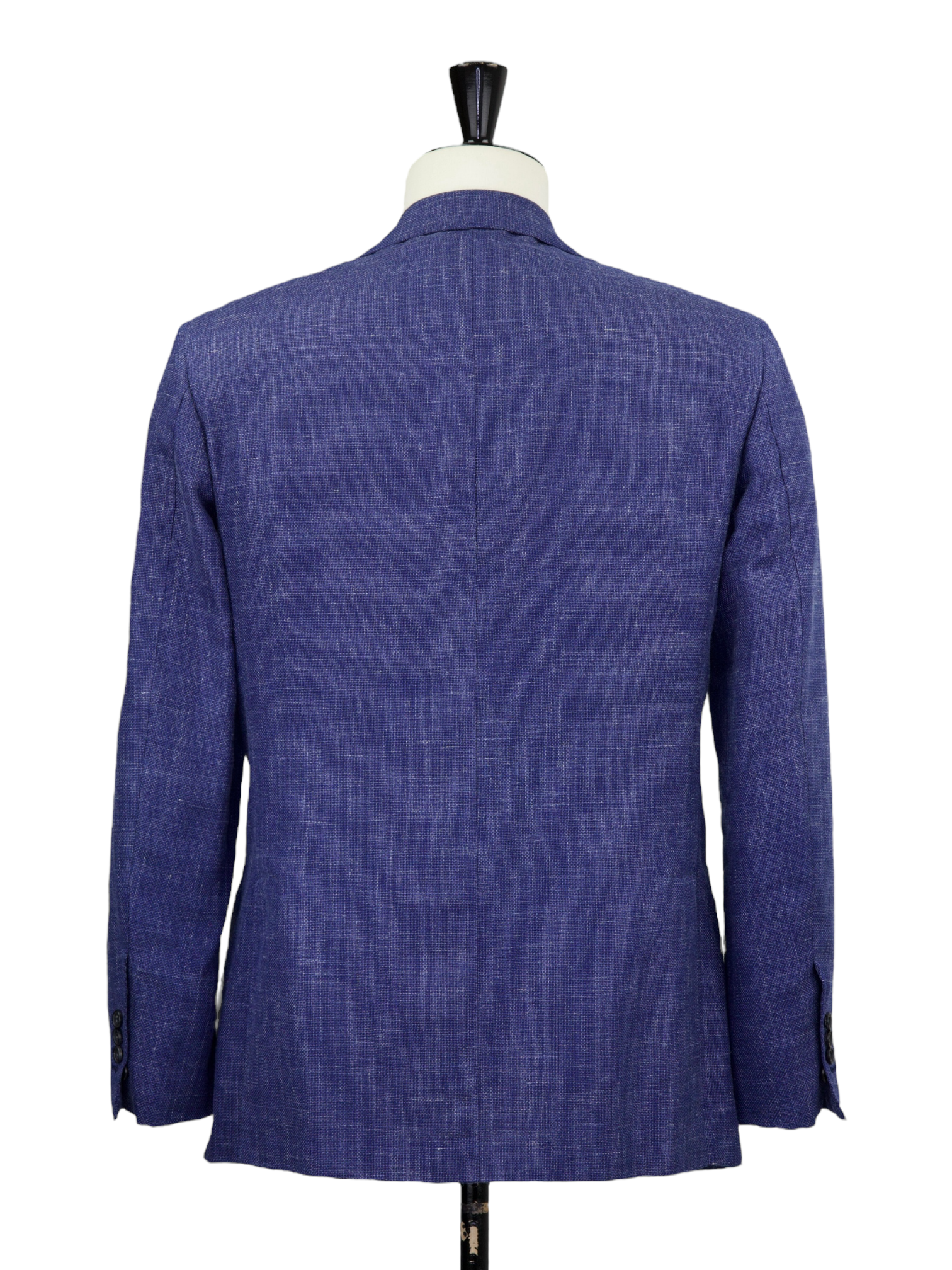 Kiton Light Blue Cashmere, Silk & Linen Basket-Weave Jacket